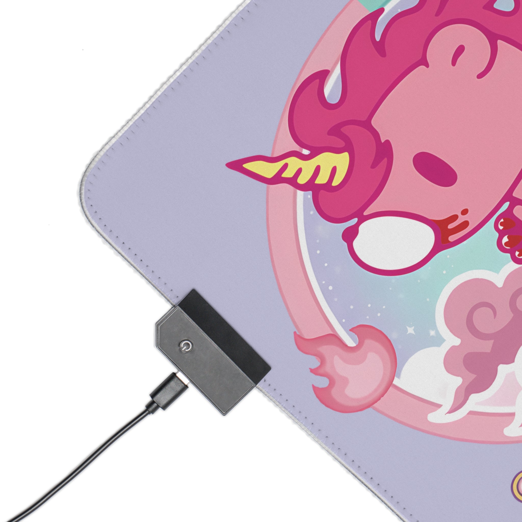 Fire Horse Gloomy Bear LED Gaming Mouse Pad
