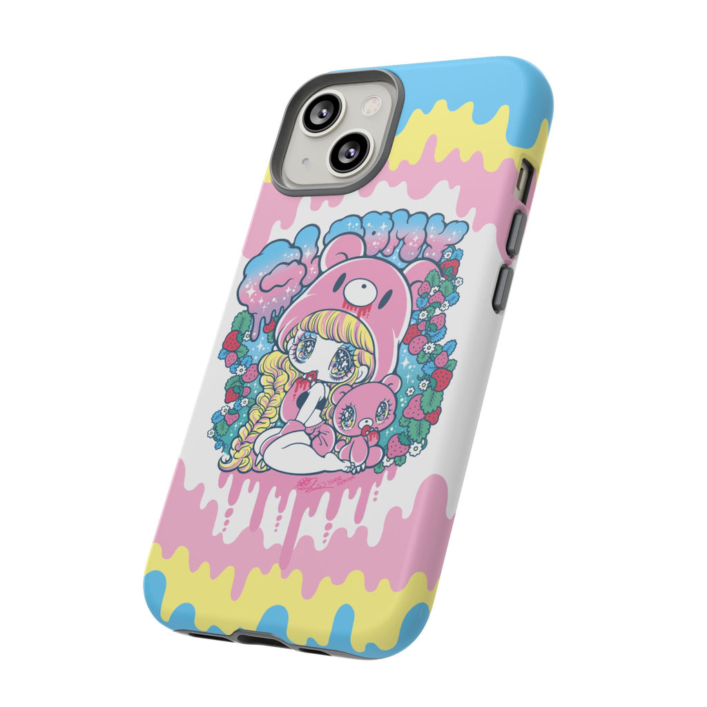 YURIE SEKIYA x GLOOMY BEAR ⭐️ GLOOMY-GIRL STRAWBERRY PHONE CASE