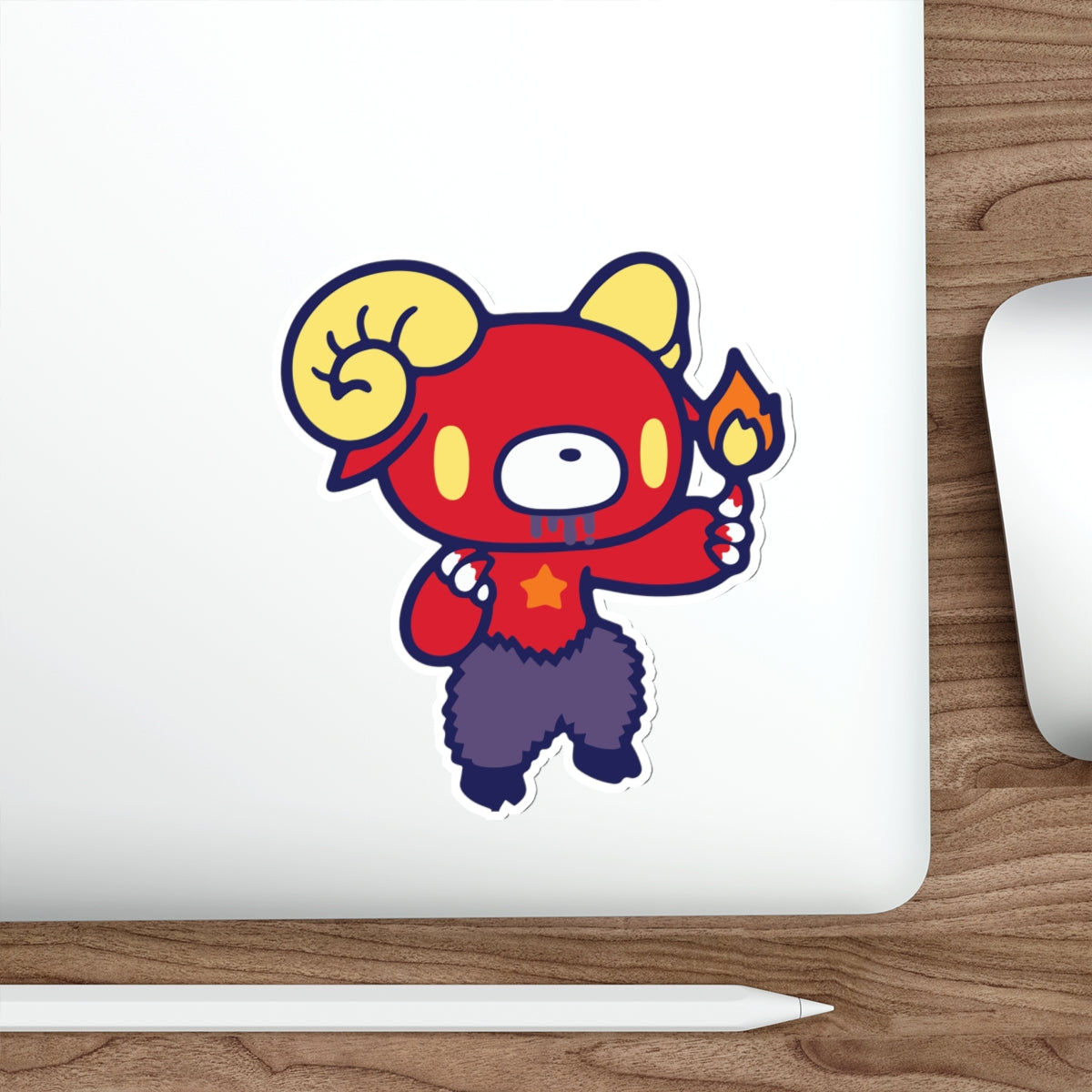 Gloomy Zodiac Aries Die-Cut Stickers
