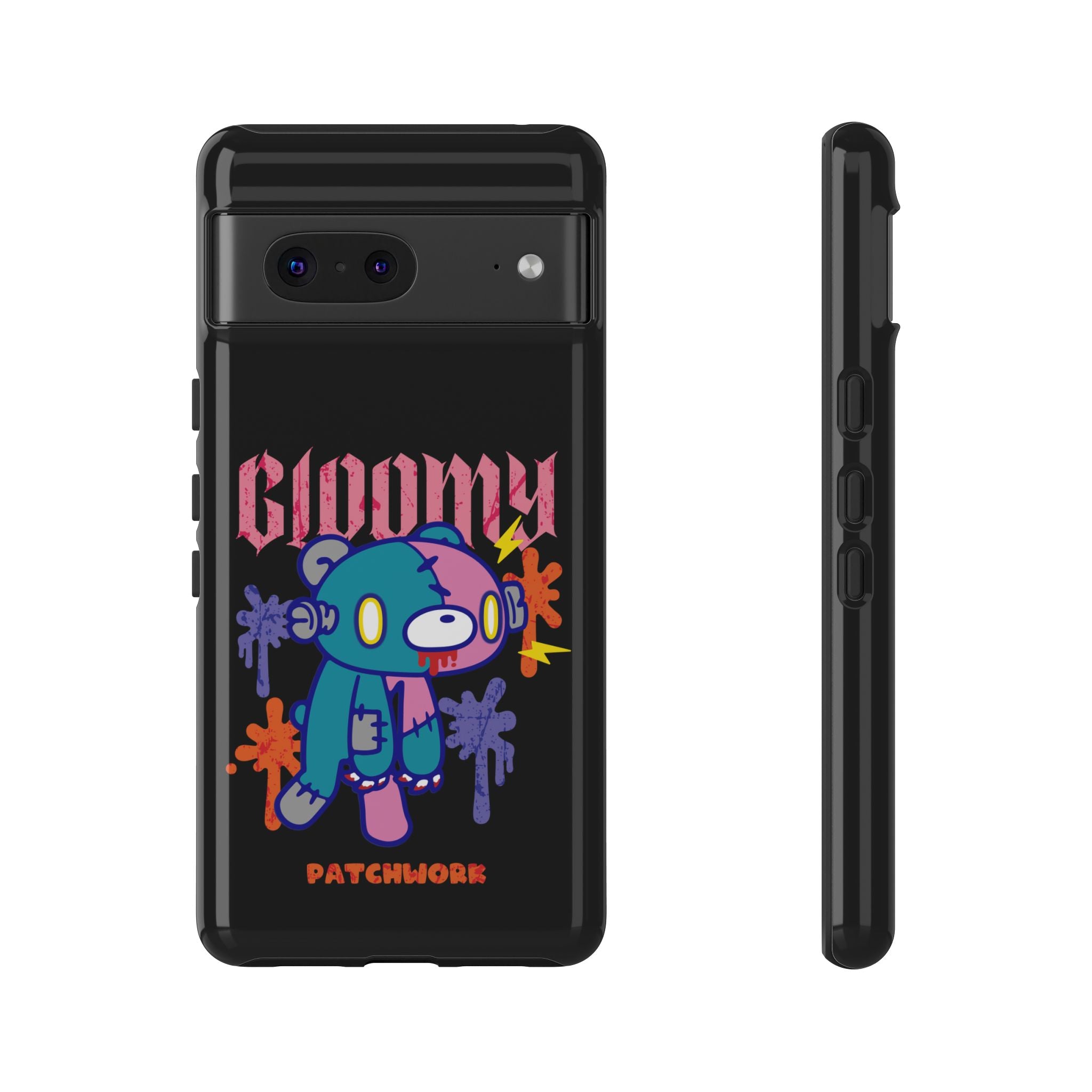 gloomy bear Halloween patchwork Phone Case
