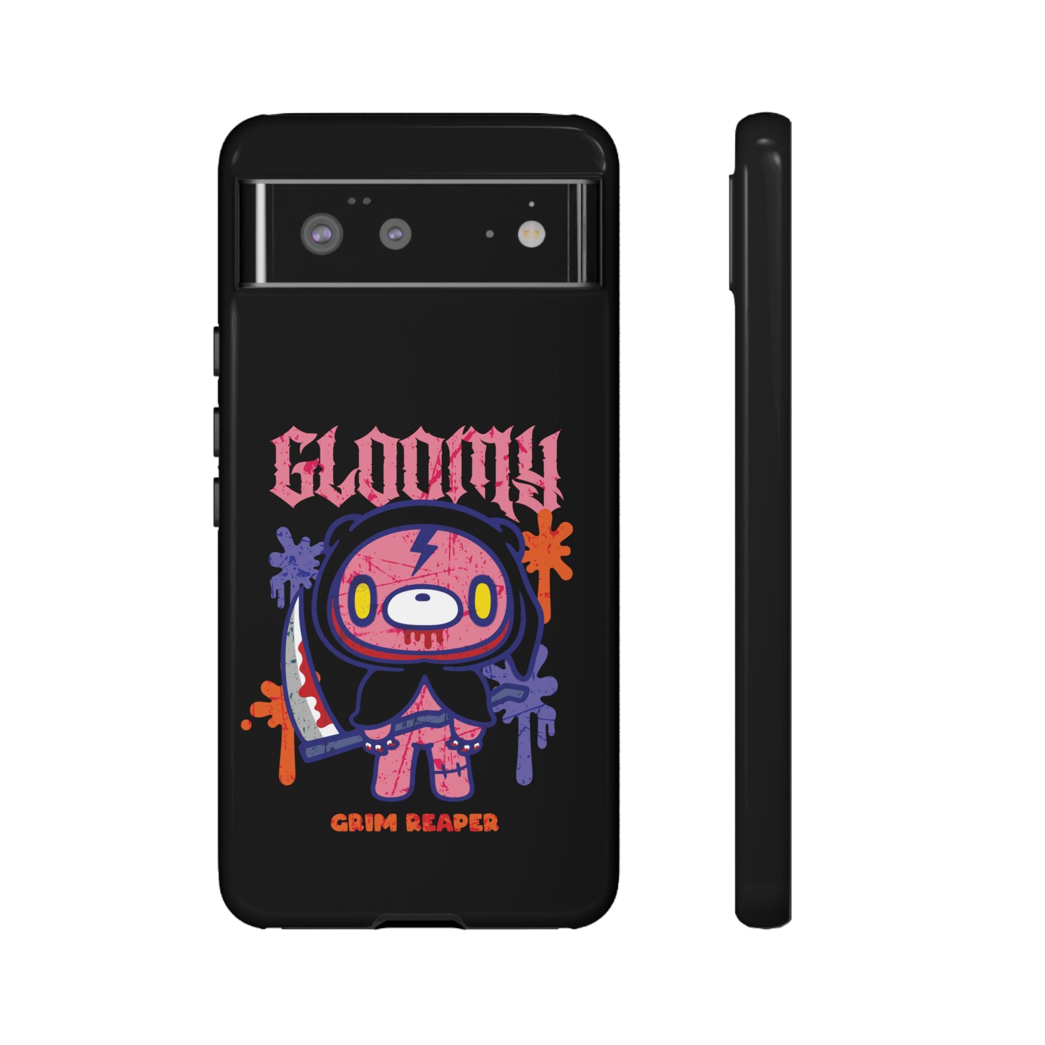 Gloomy bear Halloween grim reaper Phone Case