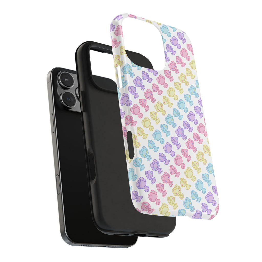 Rotating Pastel All Purpose Bunny - iPhone Case