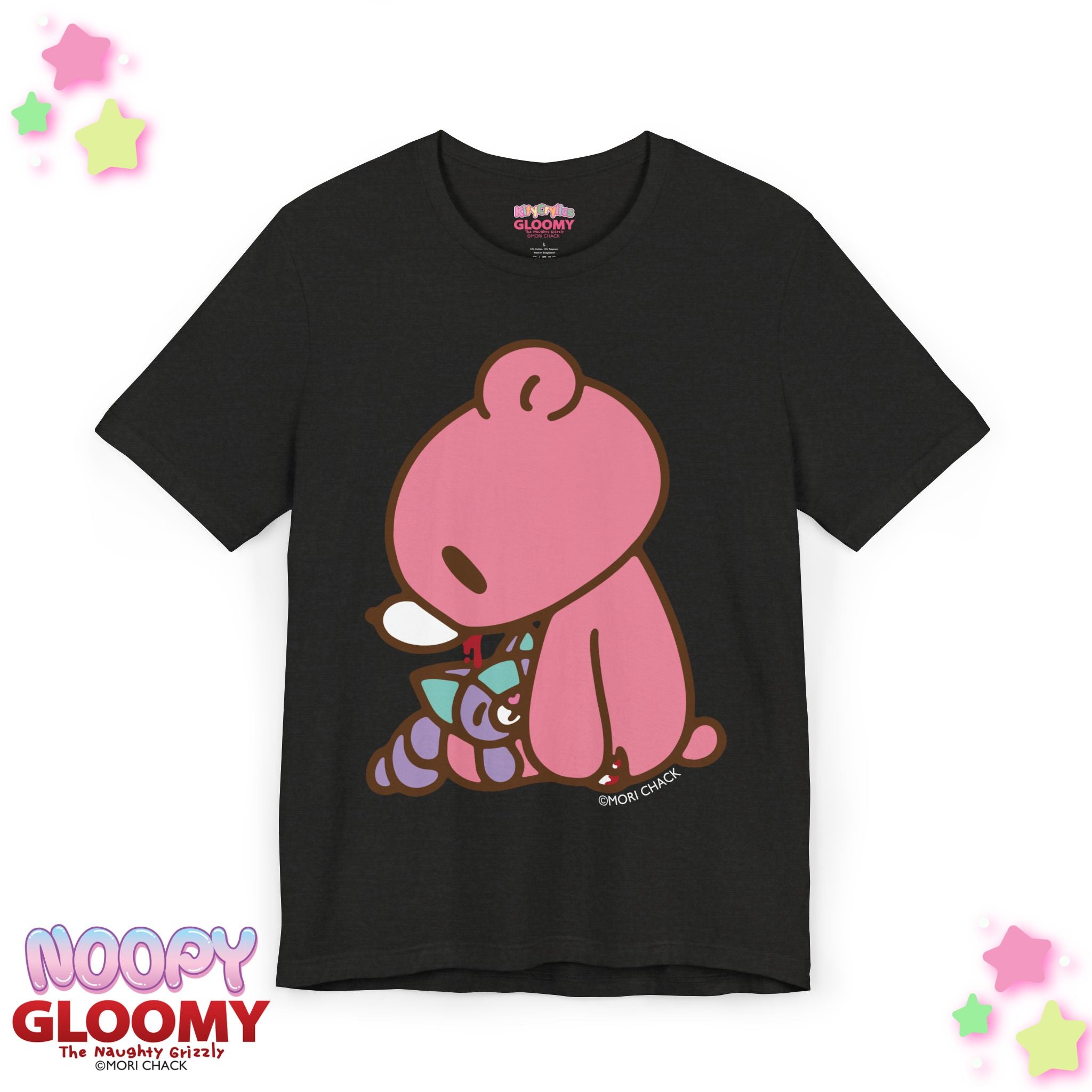 Gloomy Bear x Magical Noopy - UNISEX TEE [SITTING / LAVENDER]
