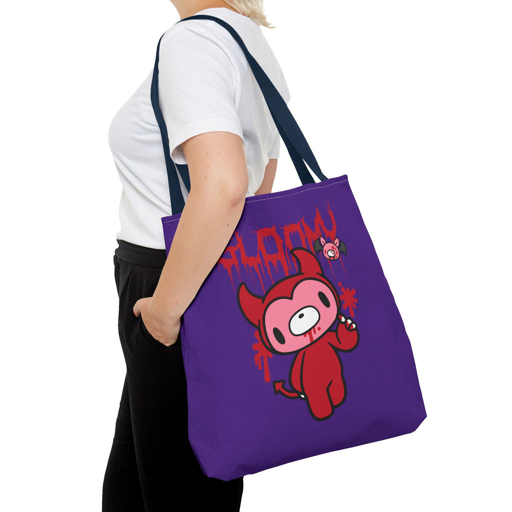 Gloomy Bear Halloween Devil Tote Bag - 2024