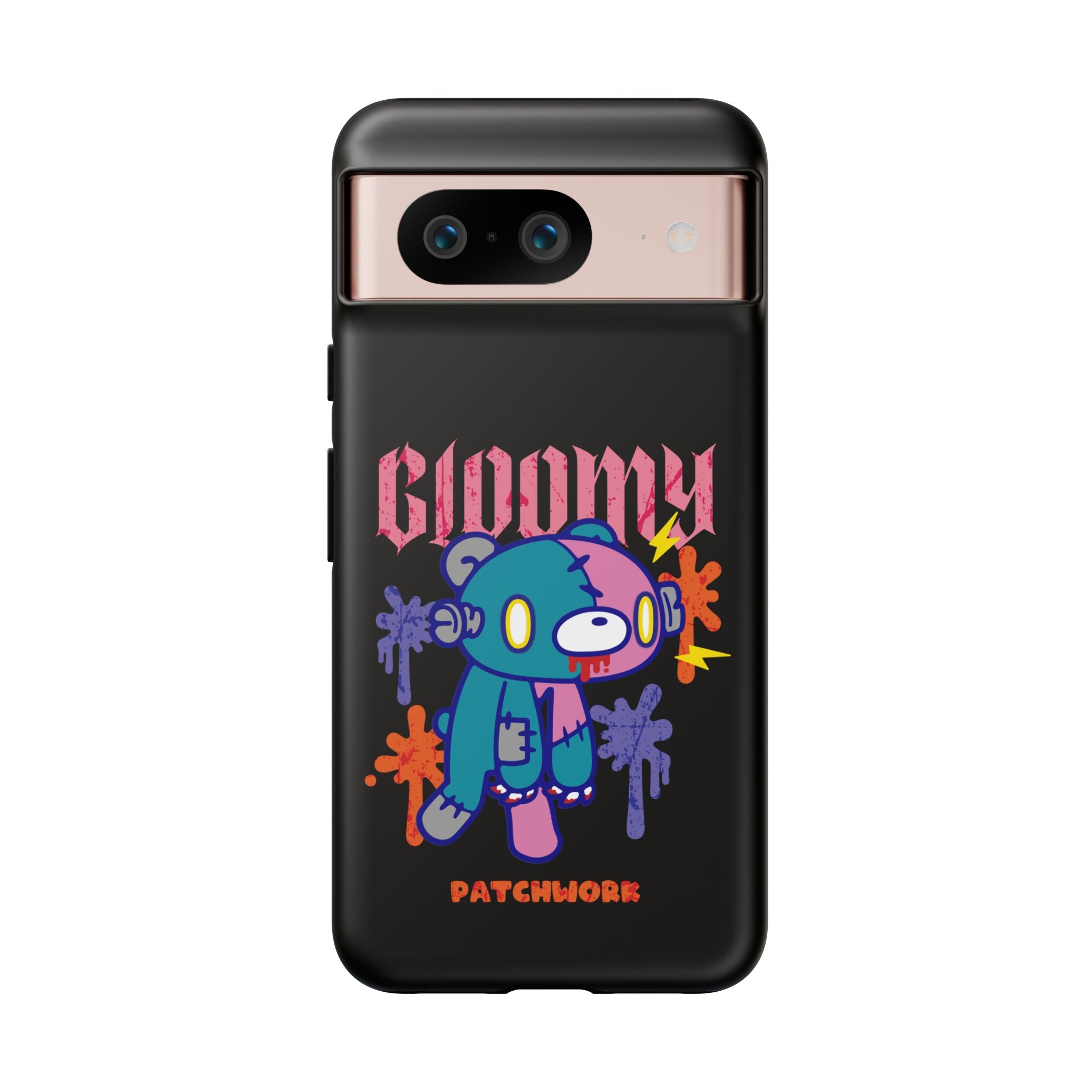 gloomy bear Halloween patchwork Phone Case