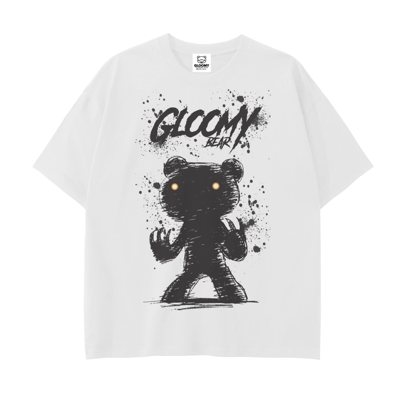 Shadow Gloomy Drop Shoulder Cotton T-Shirt