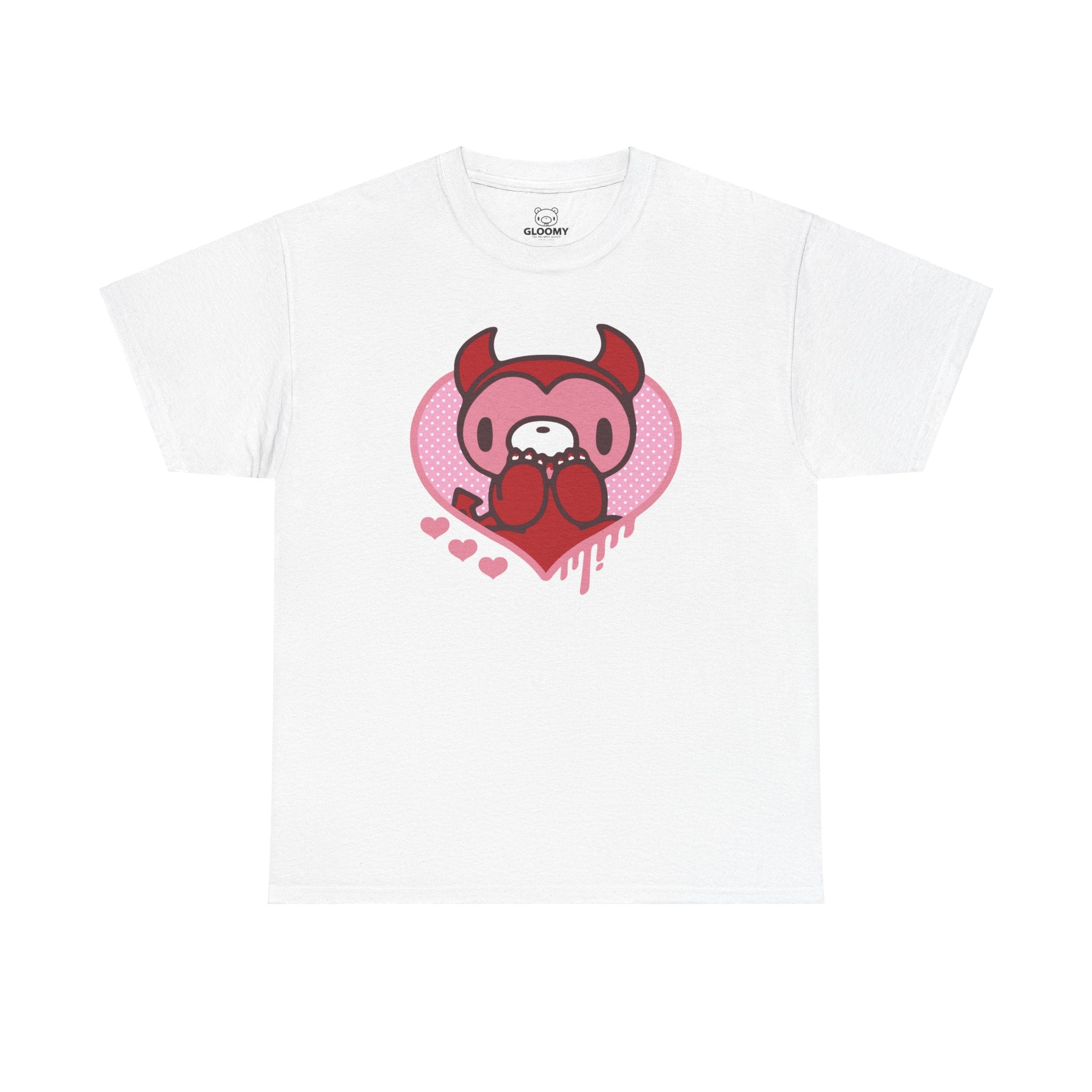 Valentine's Day Devil Gloomy Bear Unisex Tee