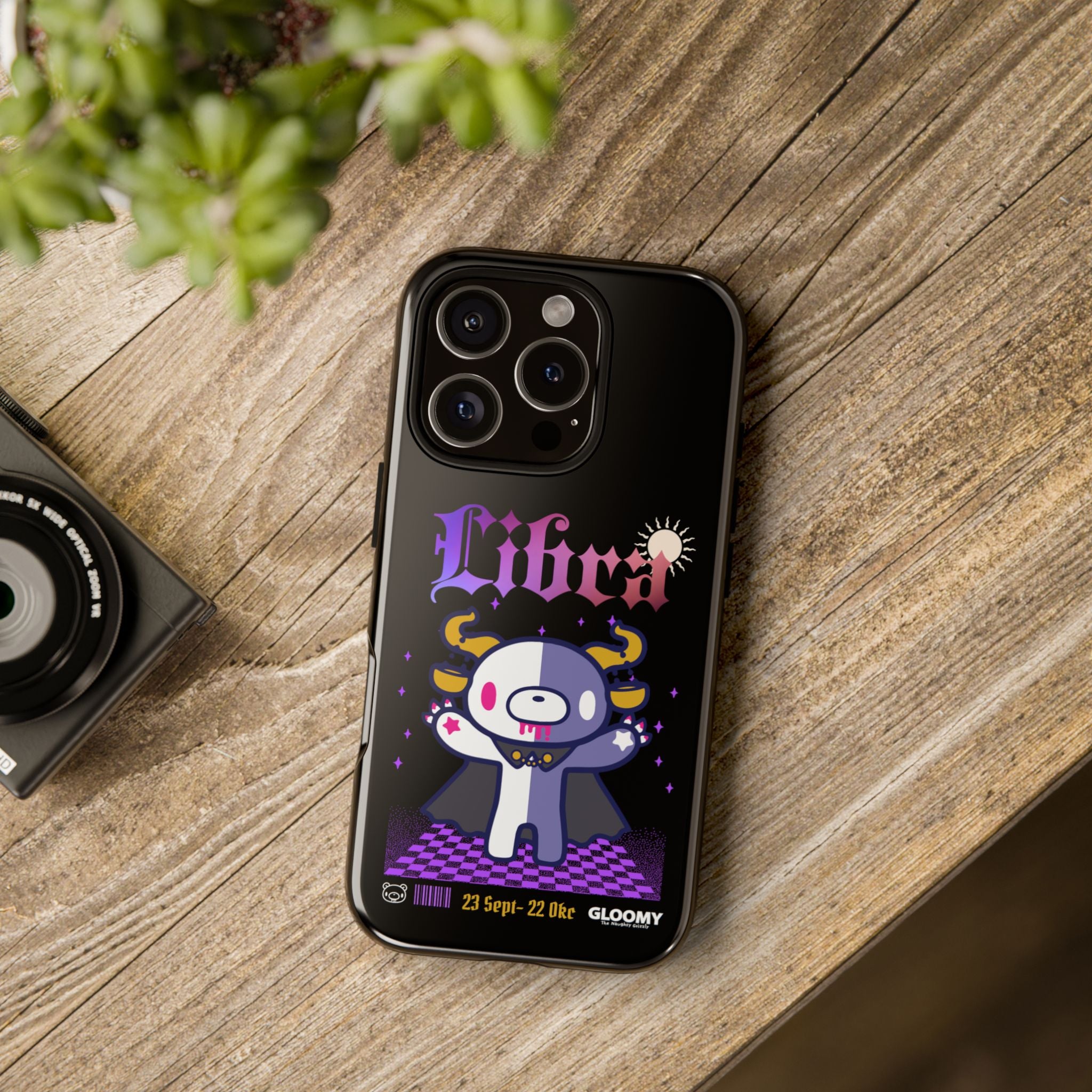 gloomy bear libra zodiac Phone Case