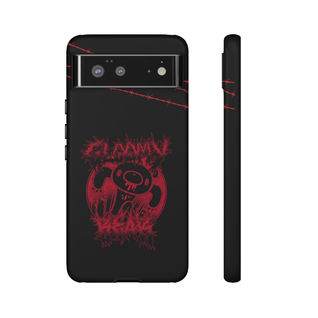 Gloomy Bear Metal Show Red Phone Case