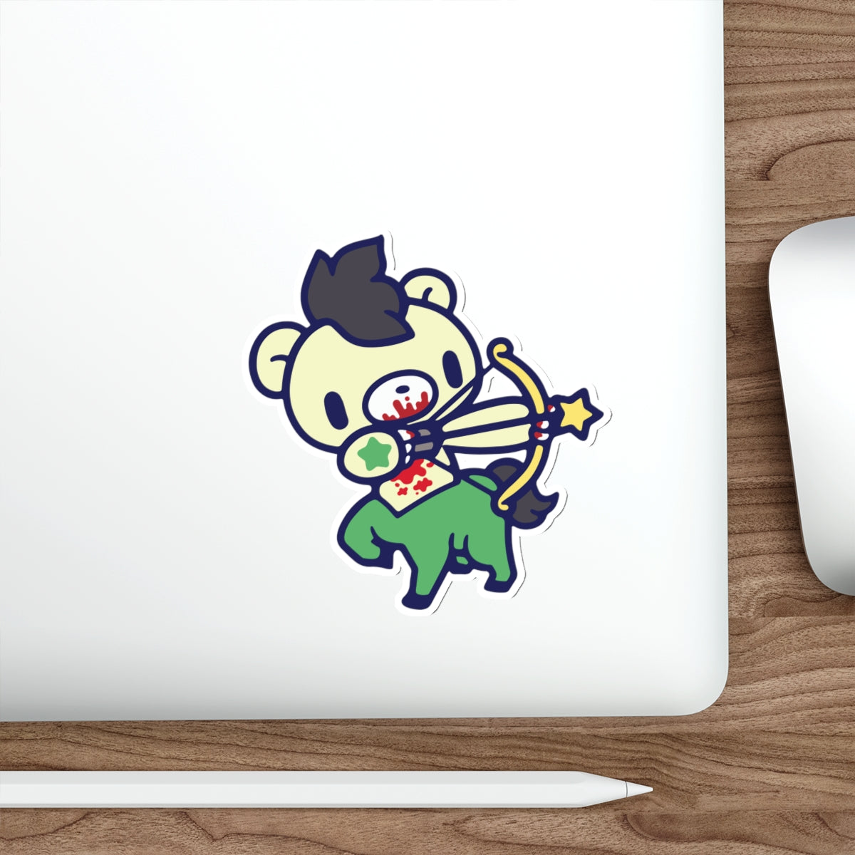 Gloomy Zodiac Sagittarius Die-Cut Stickers