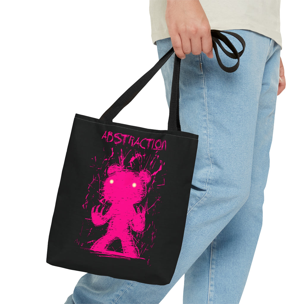 Abstraction Gloomy Bear (Pink) Tote Bag