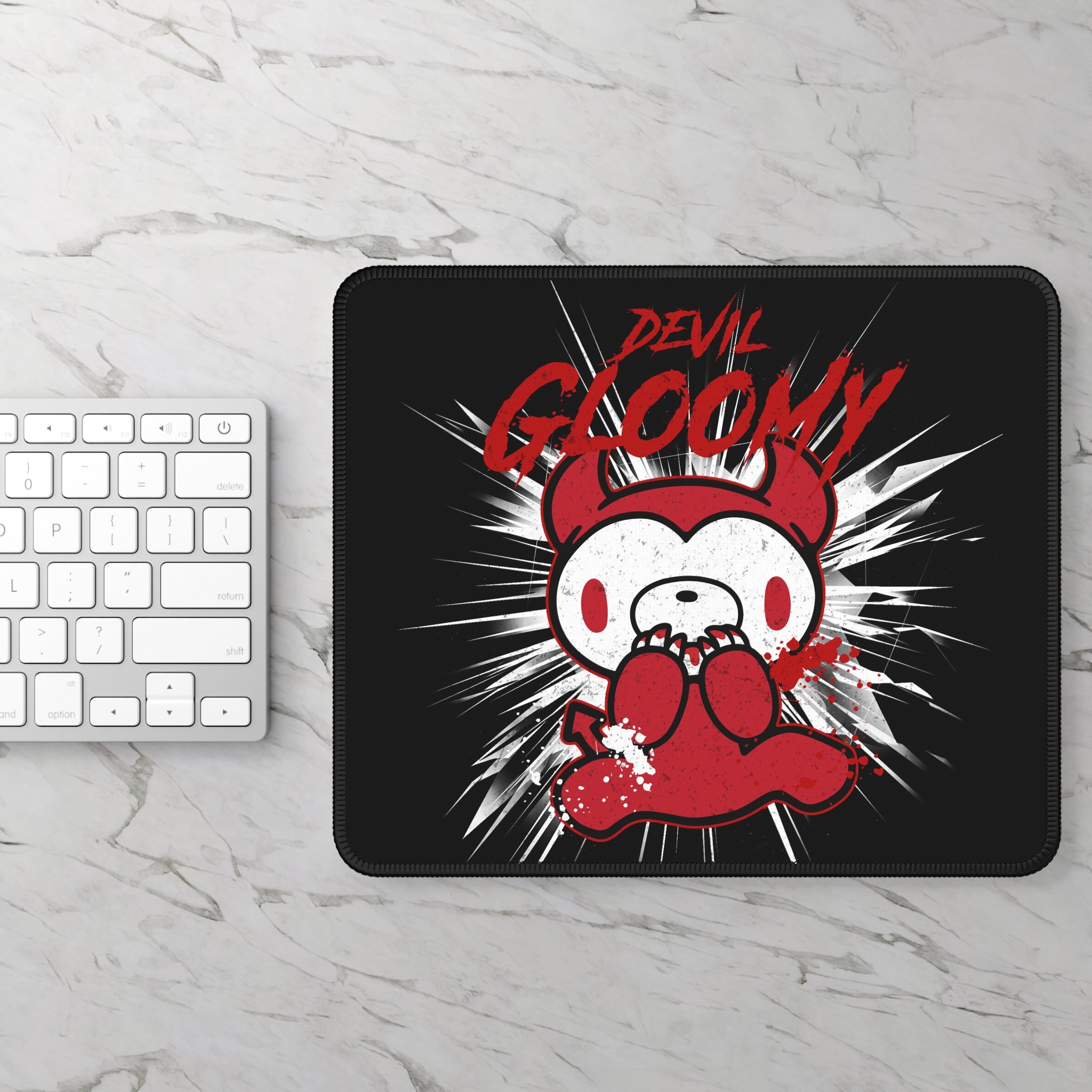 Devil Vampire Gloomy Halloween Gaming Mouse Pad