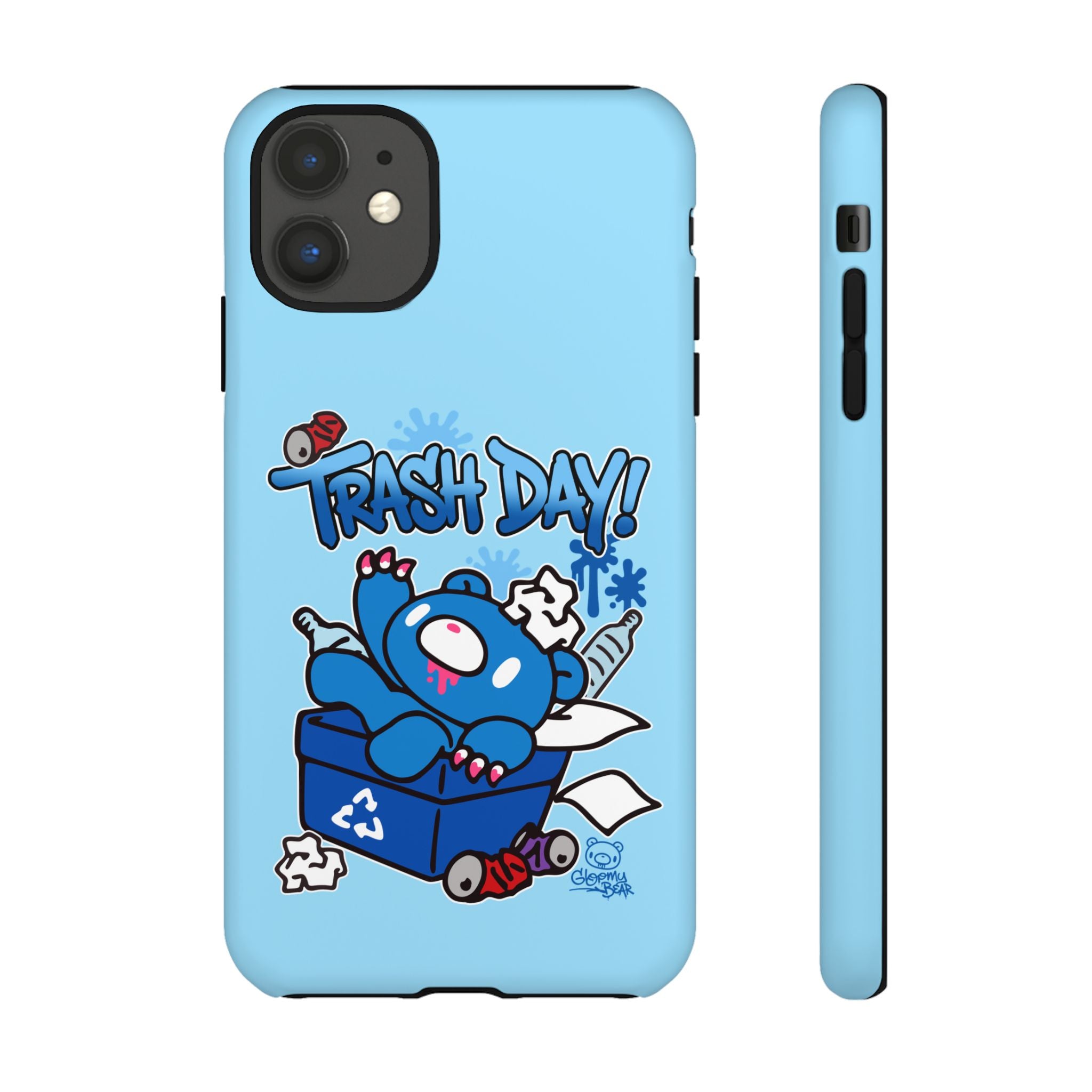Gloomy trash day Phone Case