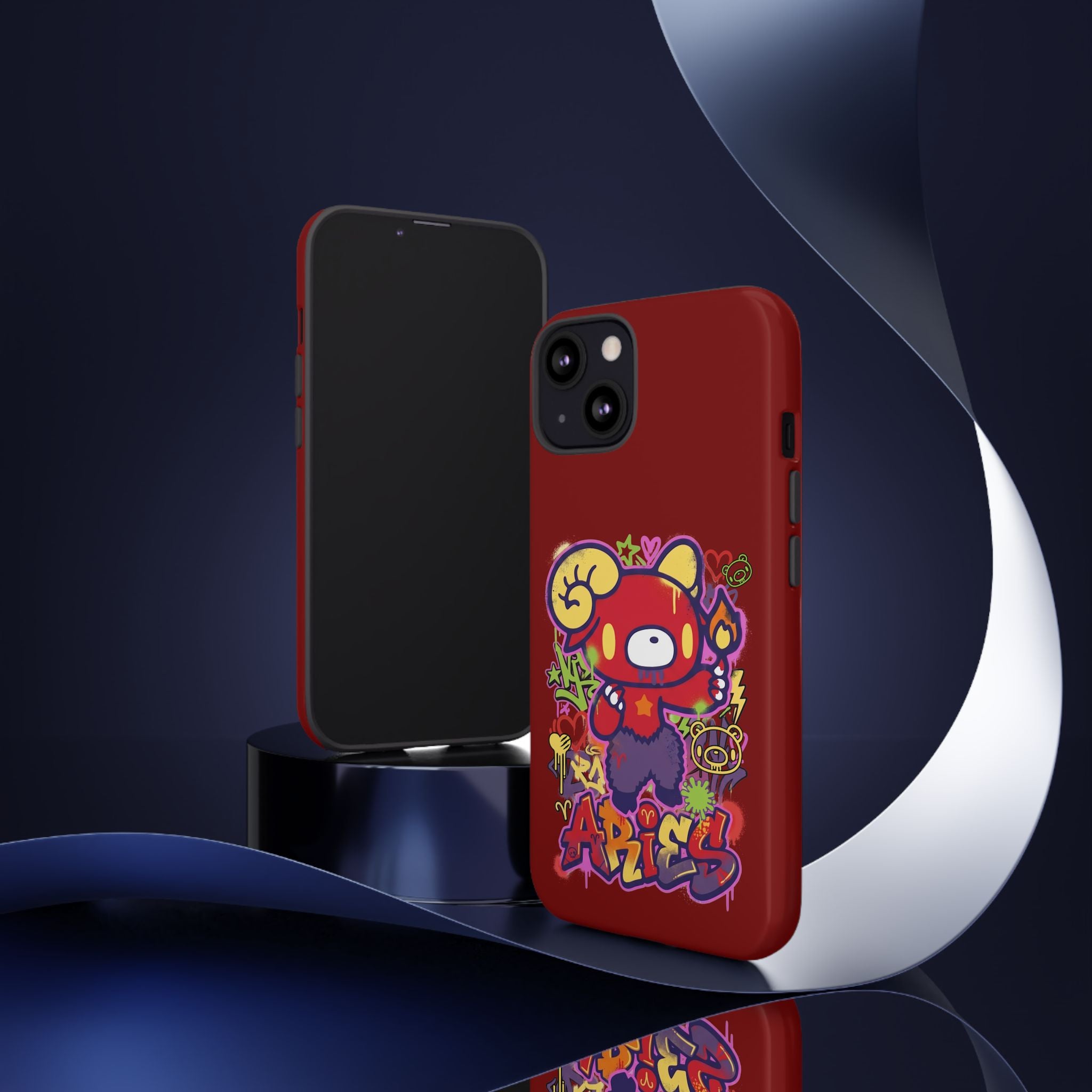 Zodiac Aries  Gloomy Bear Phone Case