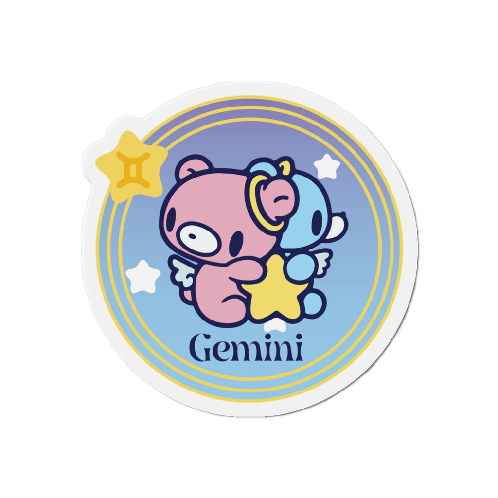 Gloomy gemini Zodiac  Die-Cut Magnets