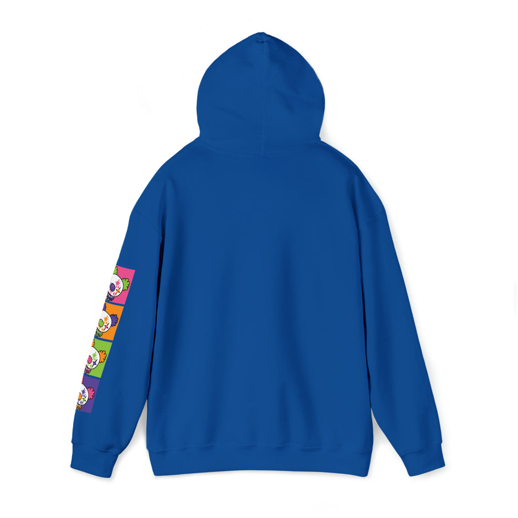 Gloomy Clown Multicolor Unisex Hooded Sweatshirt