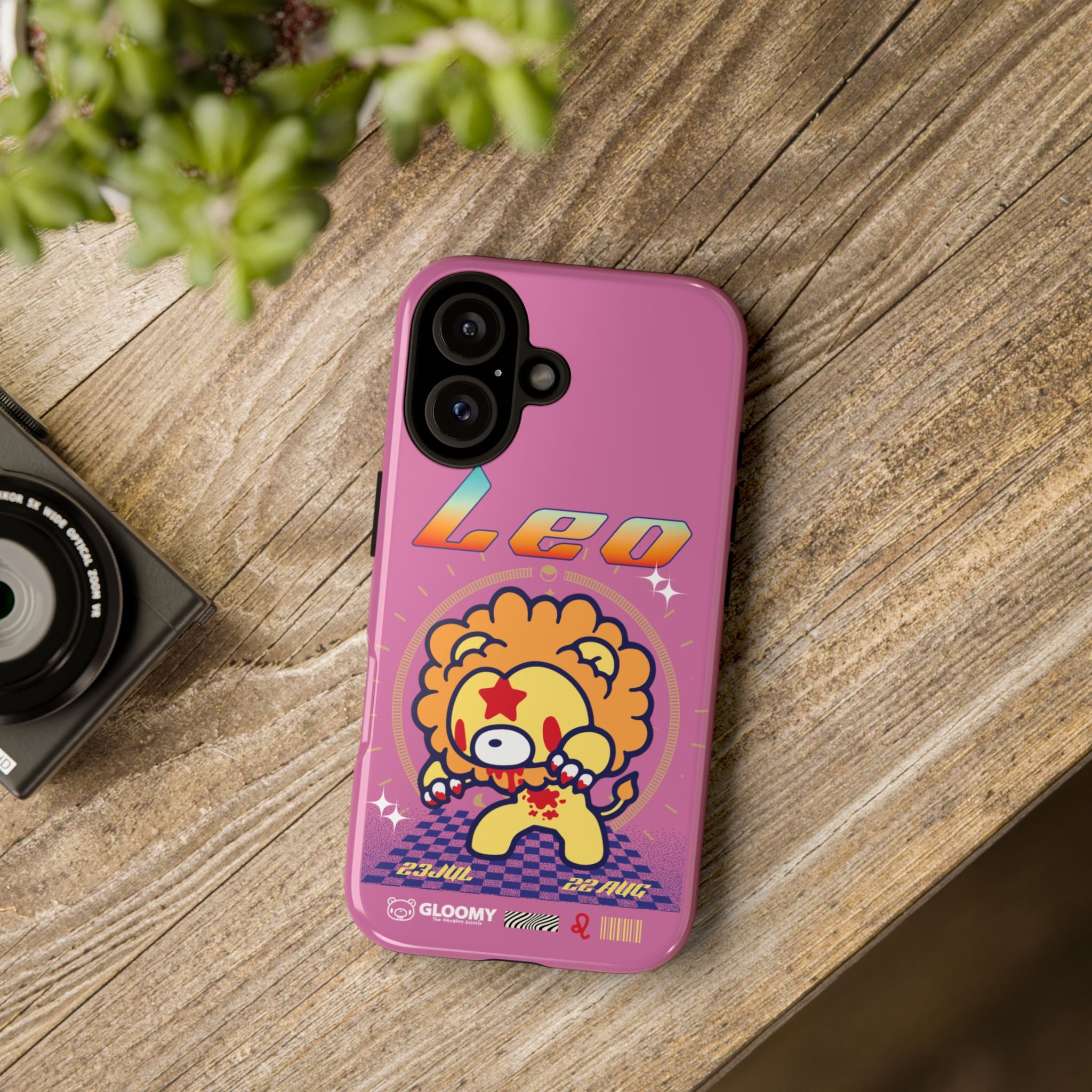 Zodiac Leo gloomy bear Phone Case