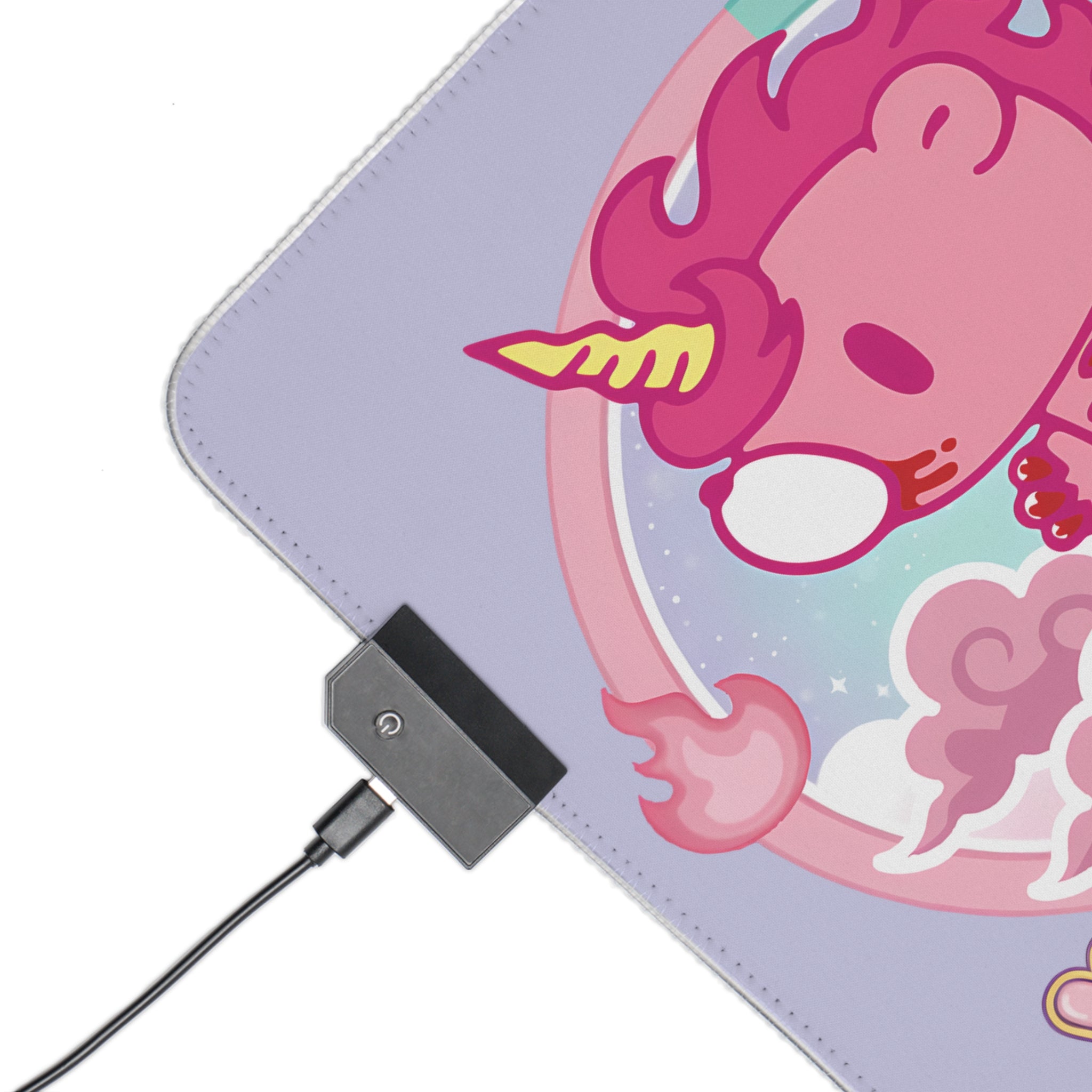 Fire Horse Gloomy Bear LED Gaming Mouse Pad