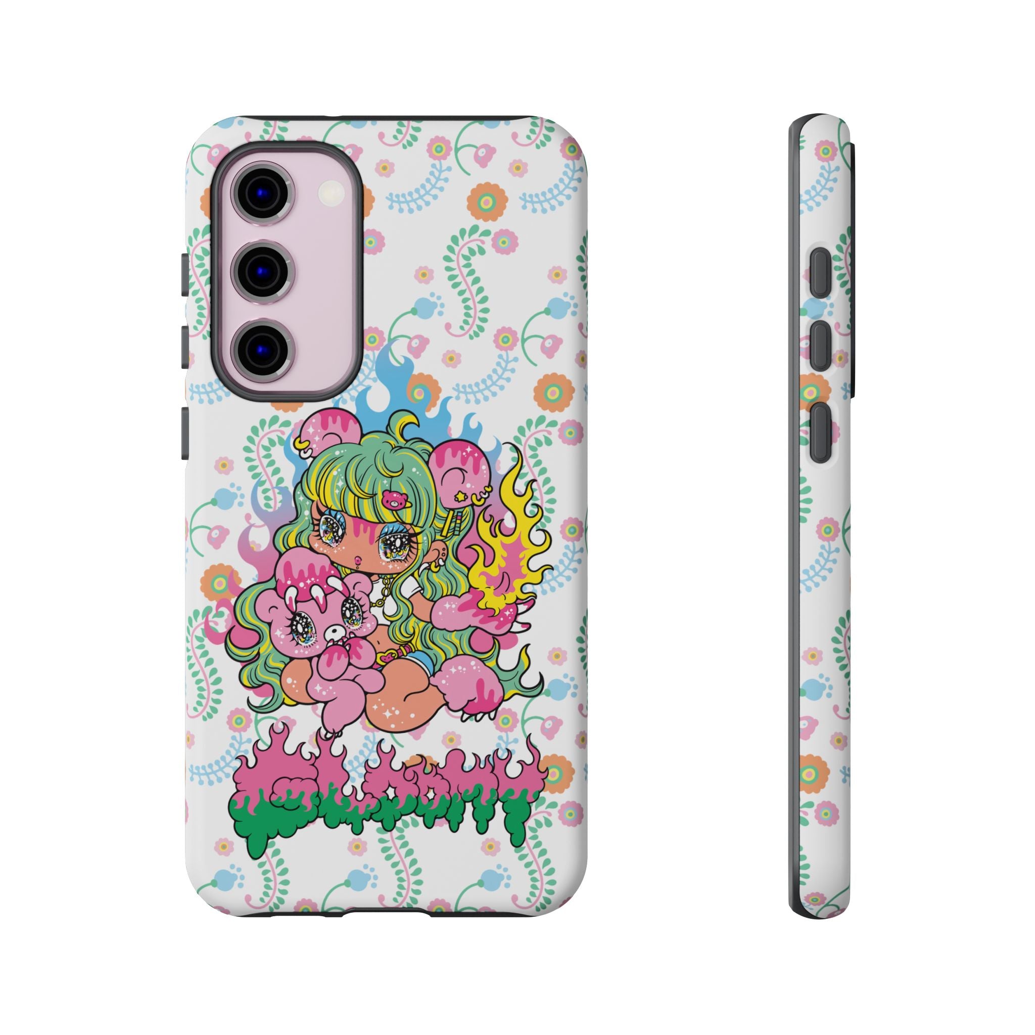 YURIE SEKIYA X GLOOMY BEAR ⭐️ FIRE GIRL PHONE CASE