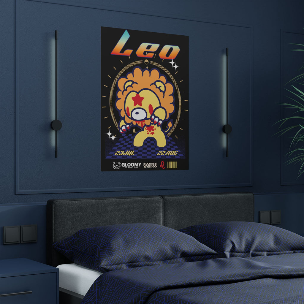 Leo Zodiac Satin Posters (300gsm)