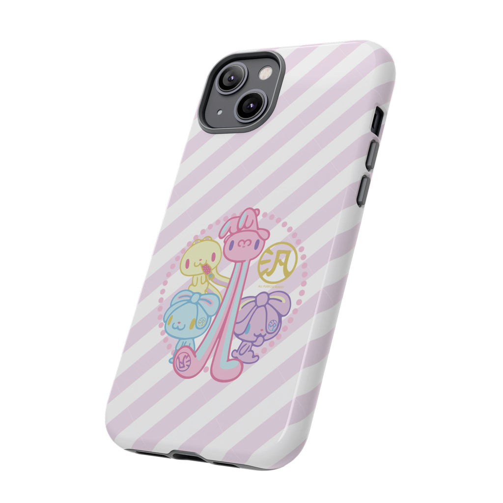 Group Pastel All Purpose Bunny - Phone Case