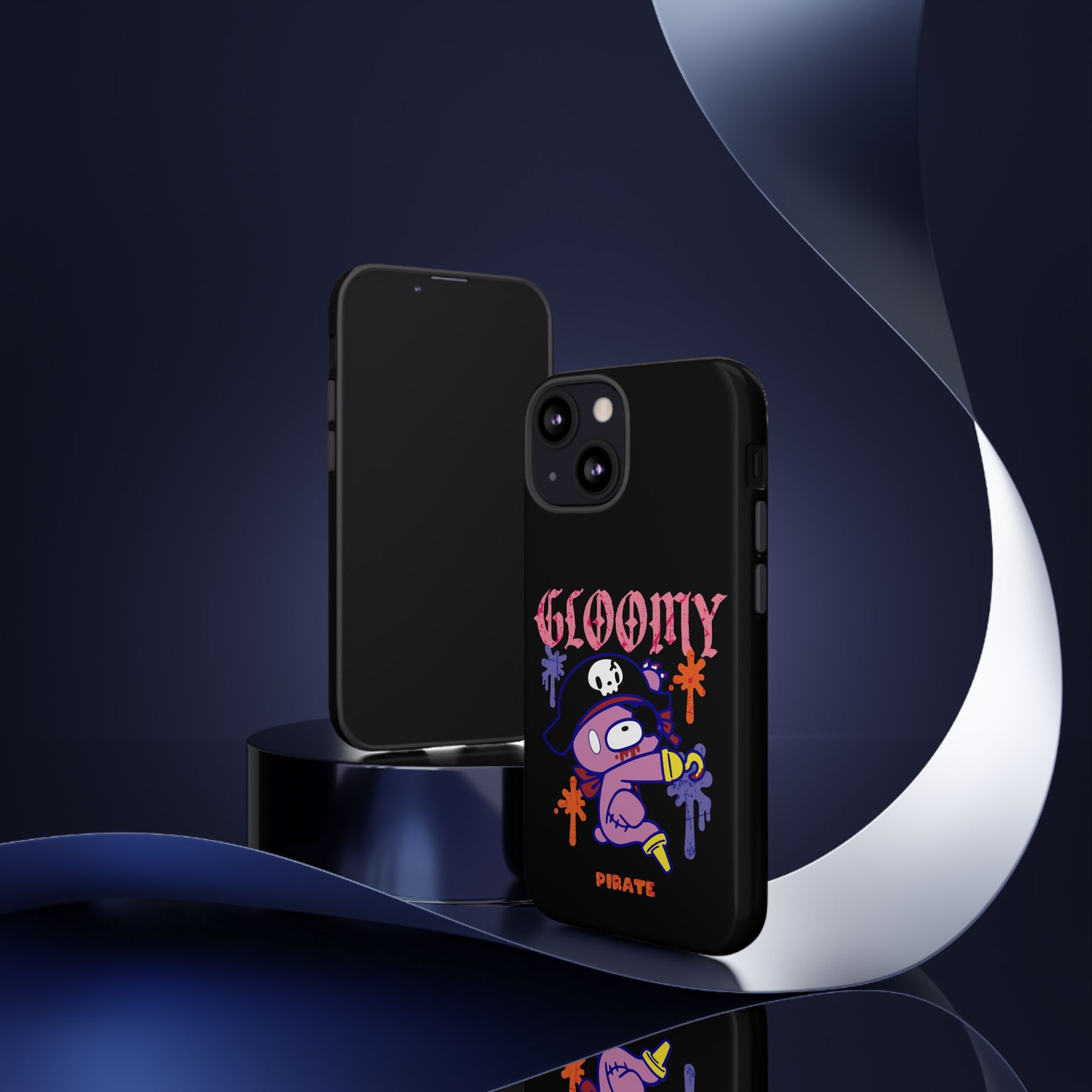 gloomy bear Halloween pirate Phone Case