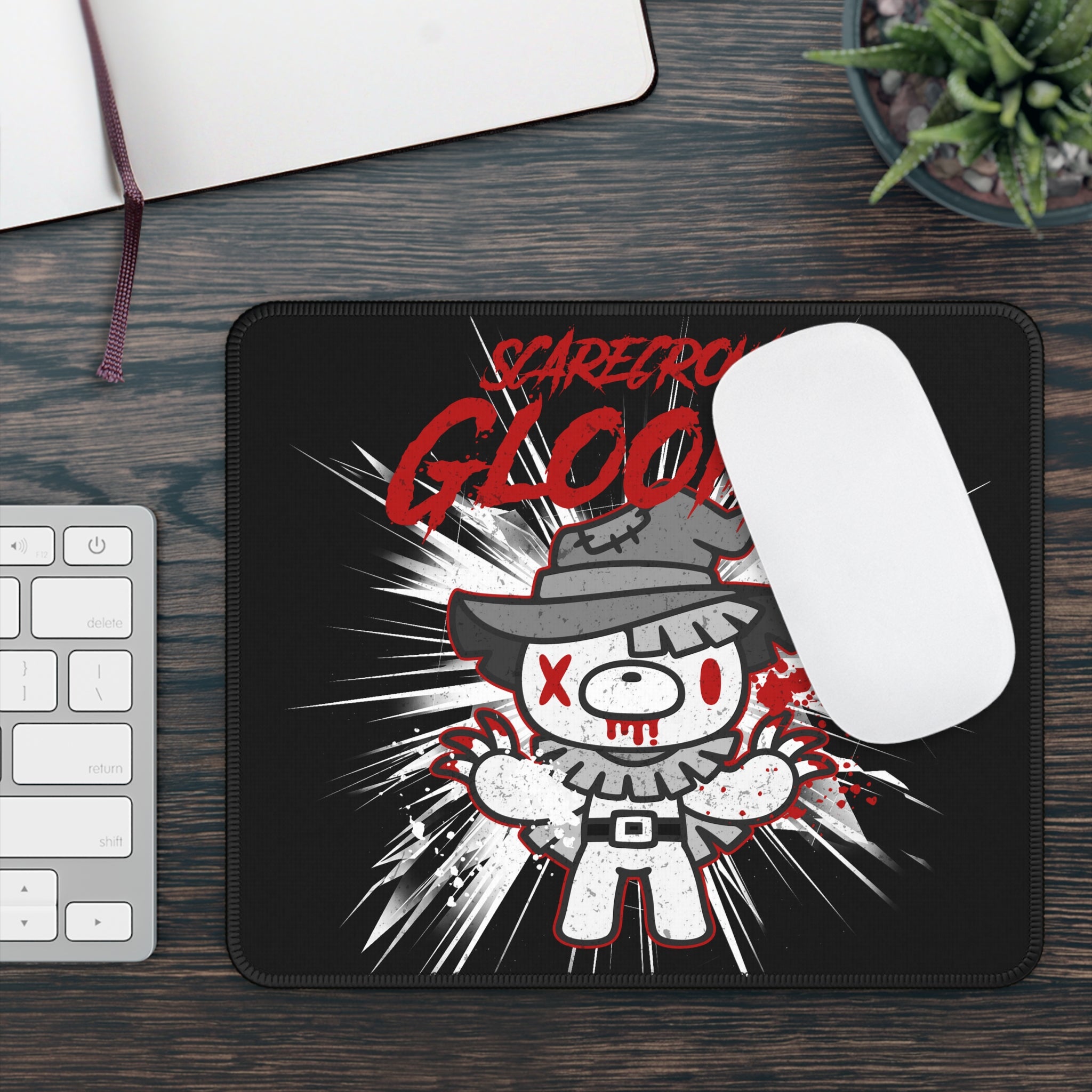Scarecrow Gloomy Halloween Gaming Mouse Pad
