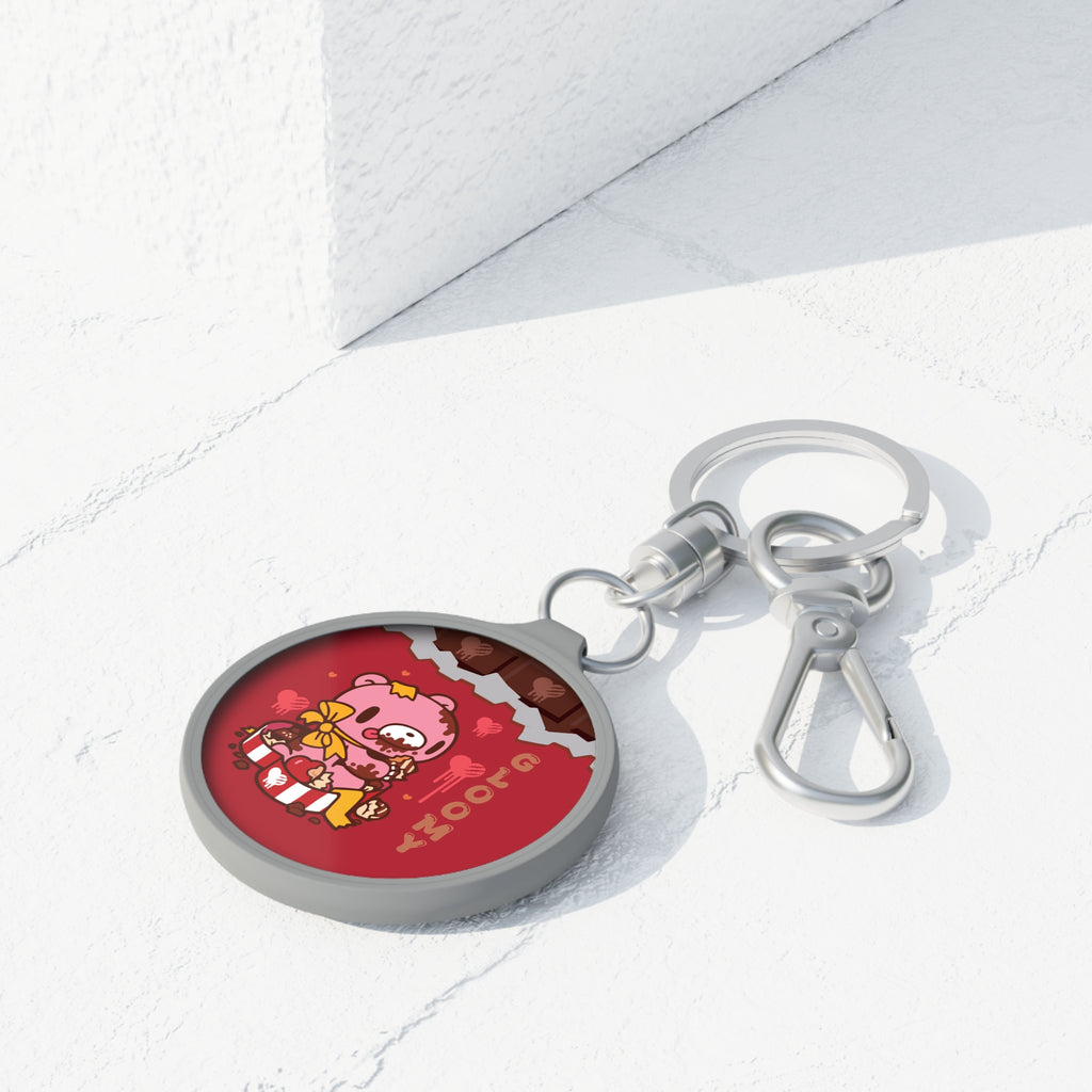 Gloomy Valentine Keyring Tag