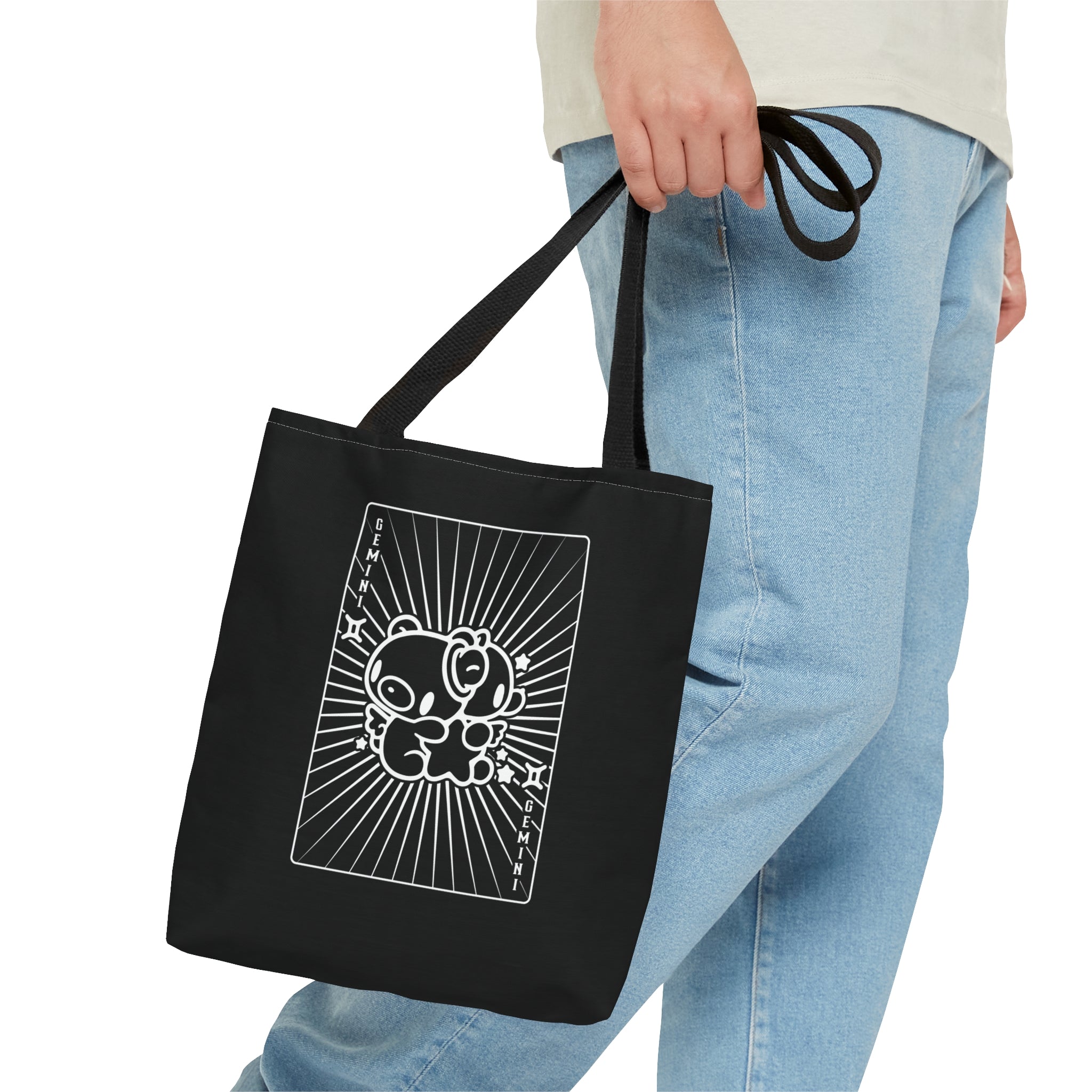 Gloomy Gemini zodiac Tote Bag