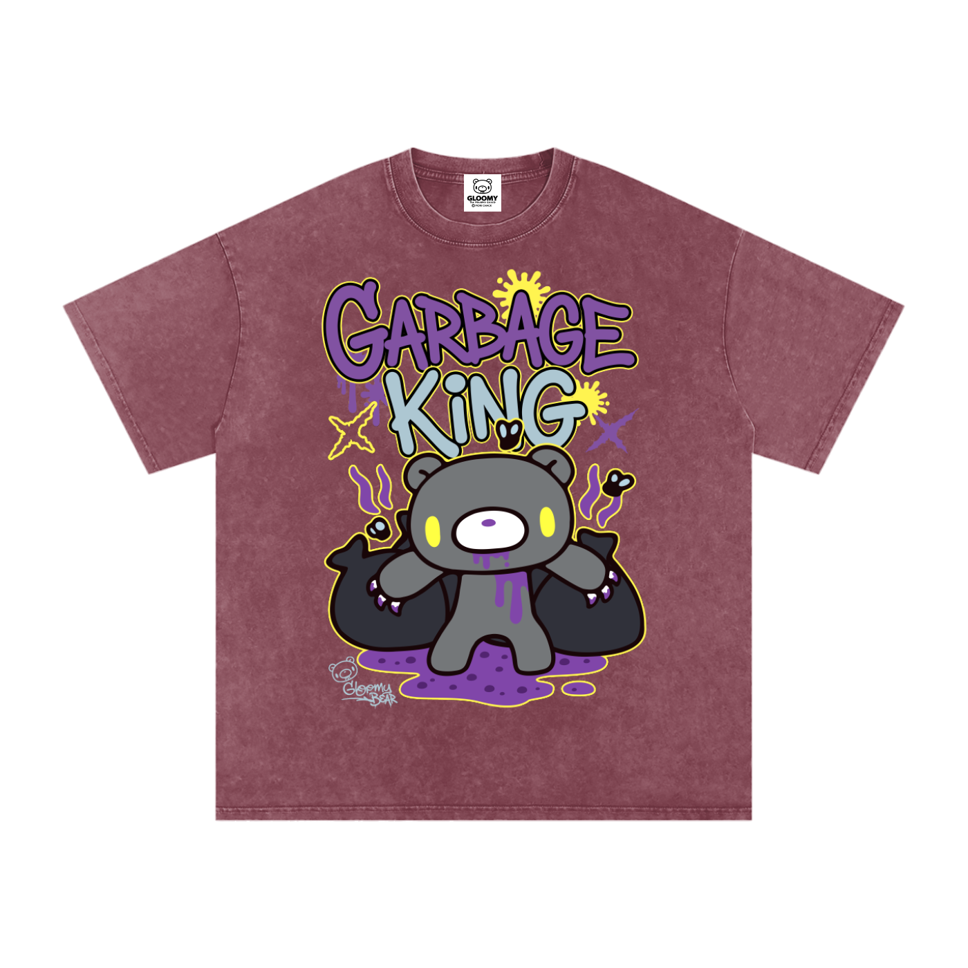 Gloomy Trash Collections Acid Wash T