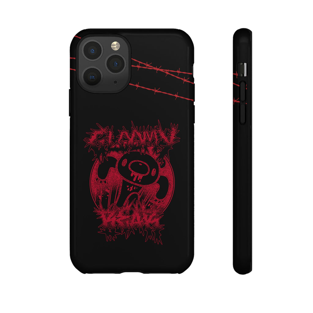 Gloomy Bear Metal Show Red Phone Case