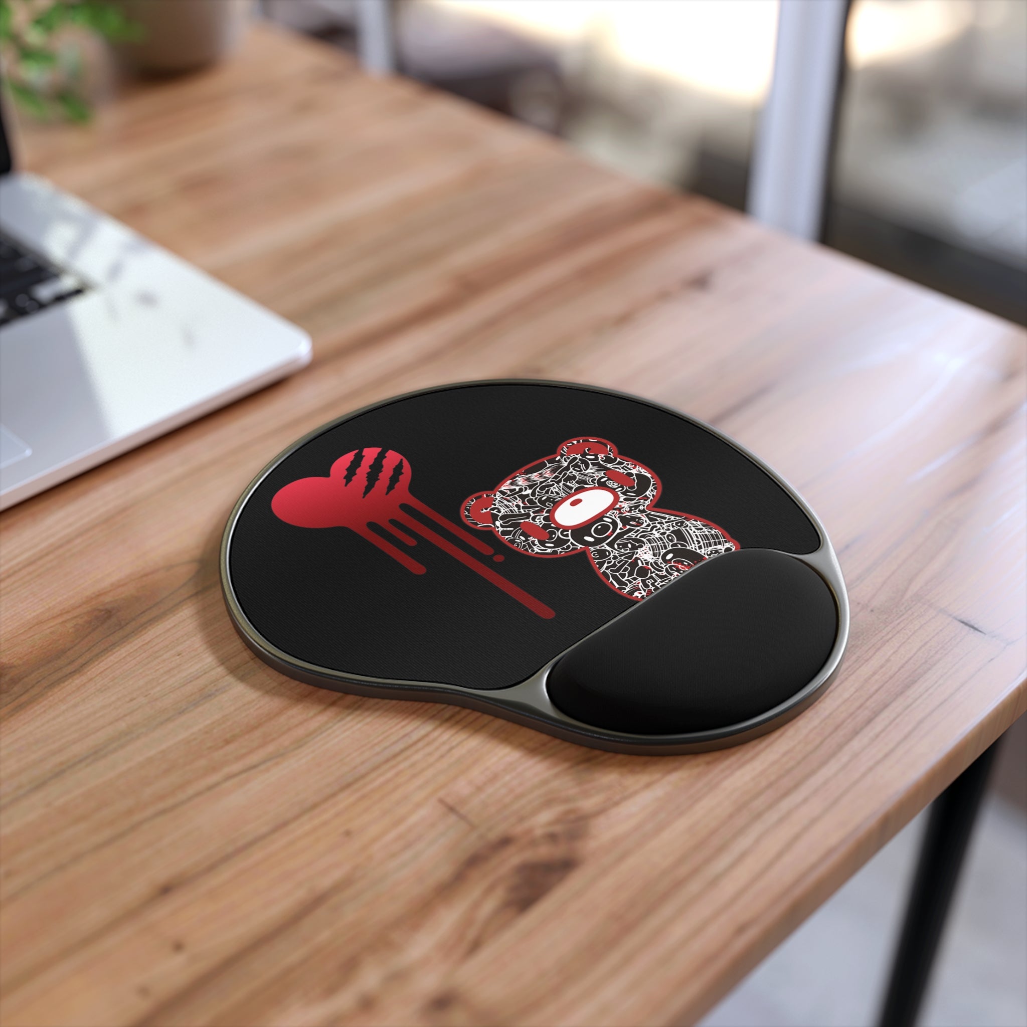 Gloomy Hearth Mouse Pad With Wrist Rest