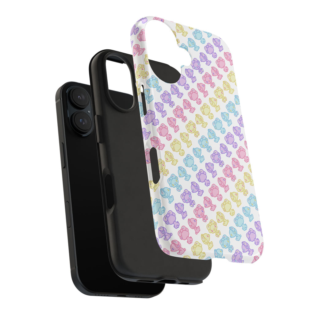 Rotating Pastel All Purpose Bunny - iPhone Case