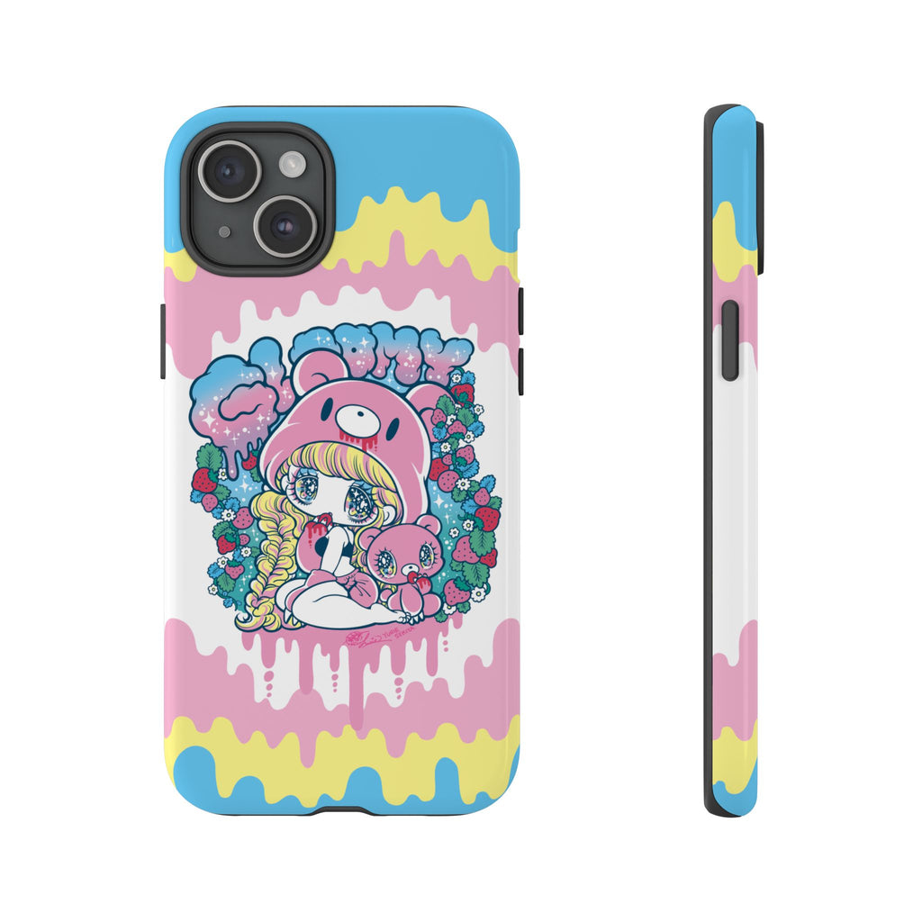 YURIE SEKIYA x GLOOMY BEAR ⭐️ GLOOMY-GIRL STRAWBERRY PHONE CASE