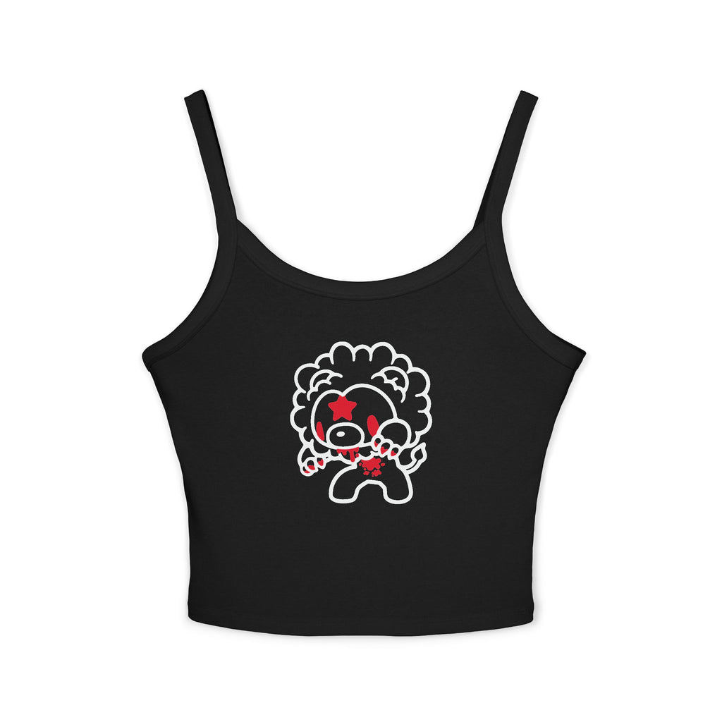 Leo Zodiac Gloomy Bear Spaghetti Strap Tank Top