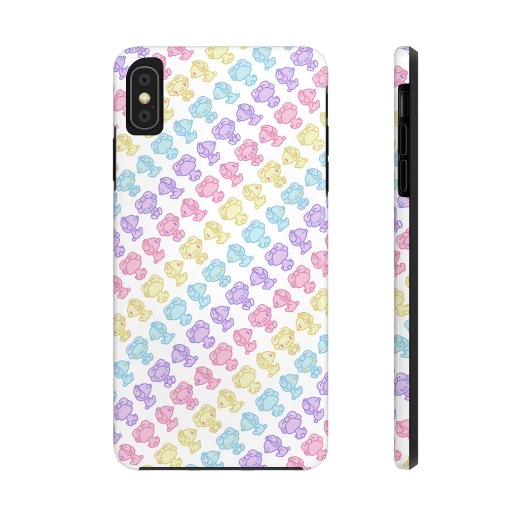 Rotating Pastel All Purpose Bunny - iPhone Case