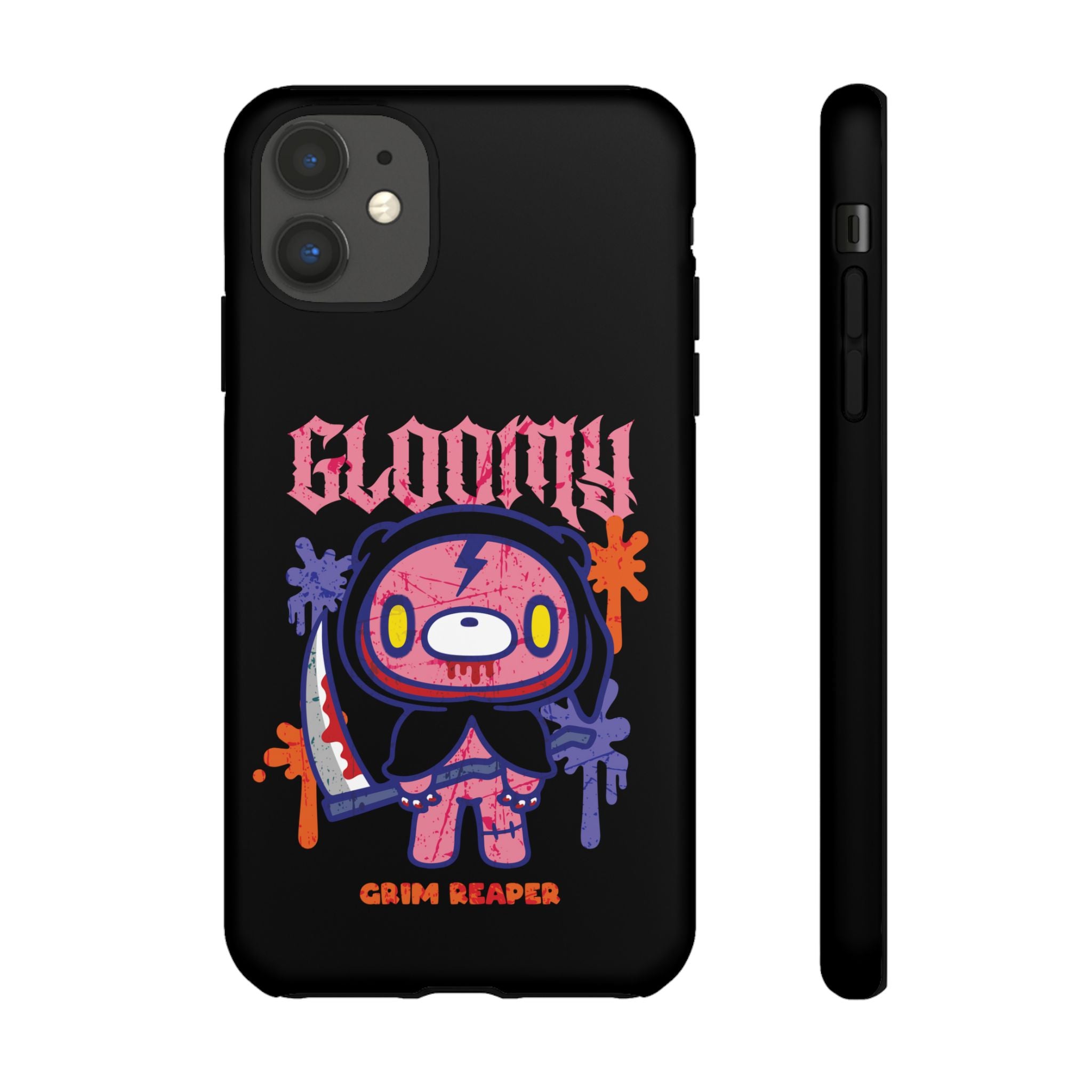 Gloomy bear Halloween grim reaper Phone Case