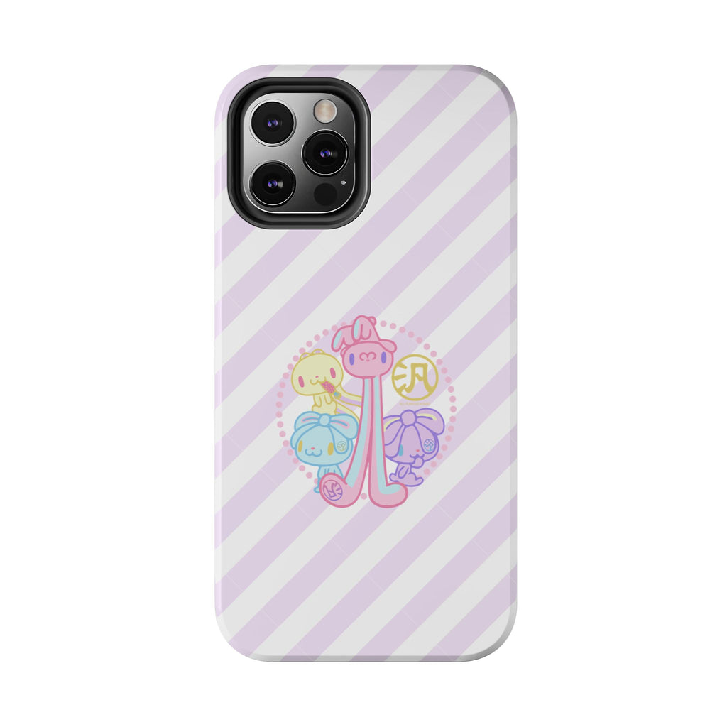 Group Pastel All Purpose Bunny - iPhone Case