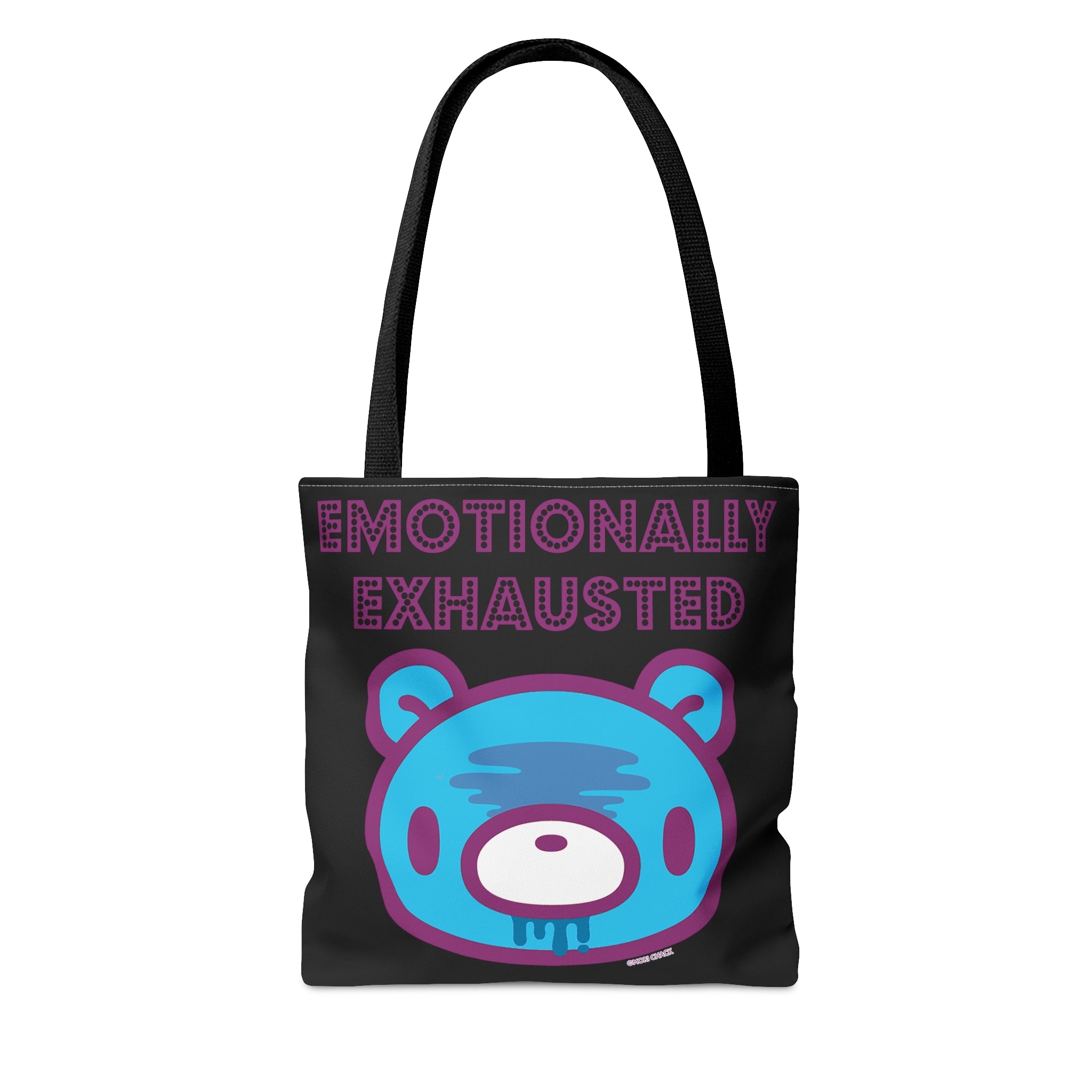 Emotionally Exhausted Gloomy Black Tote