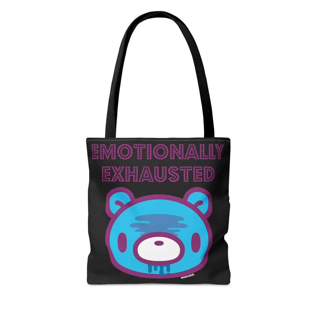 Emotionally Exhausted Gloomy Black Tote