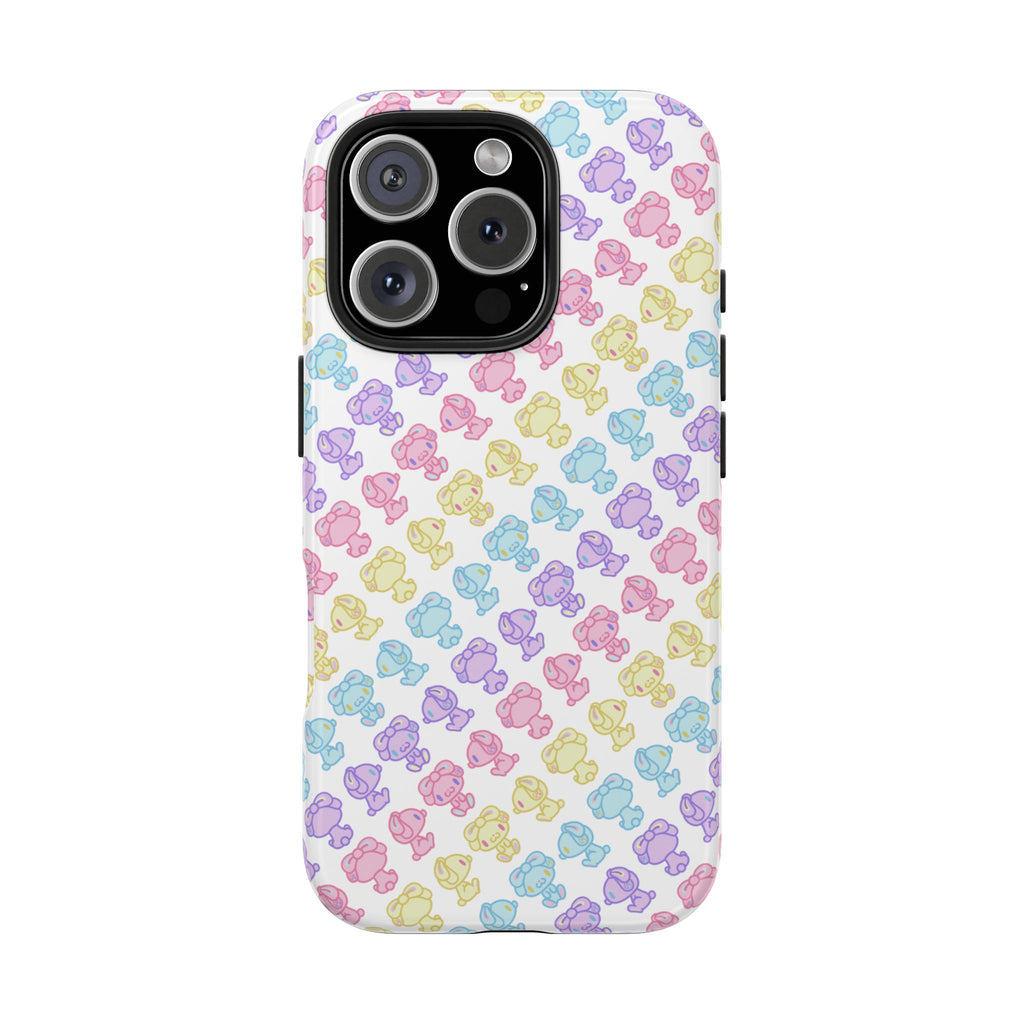 Rotating Pastel All Purpose Bunny - iPhone Case