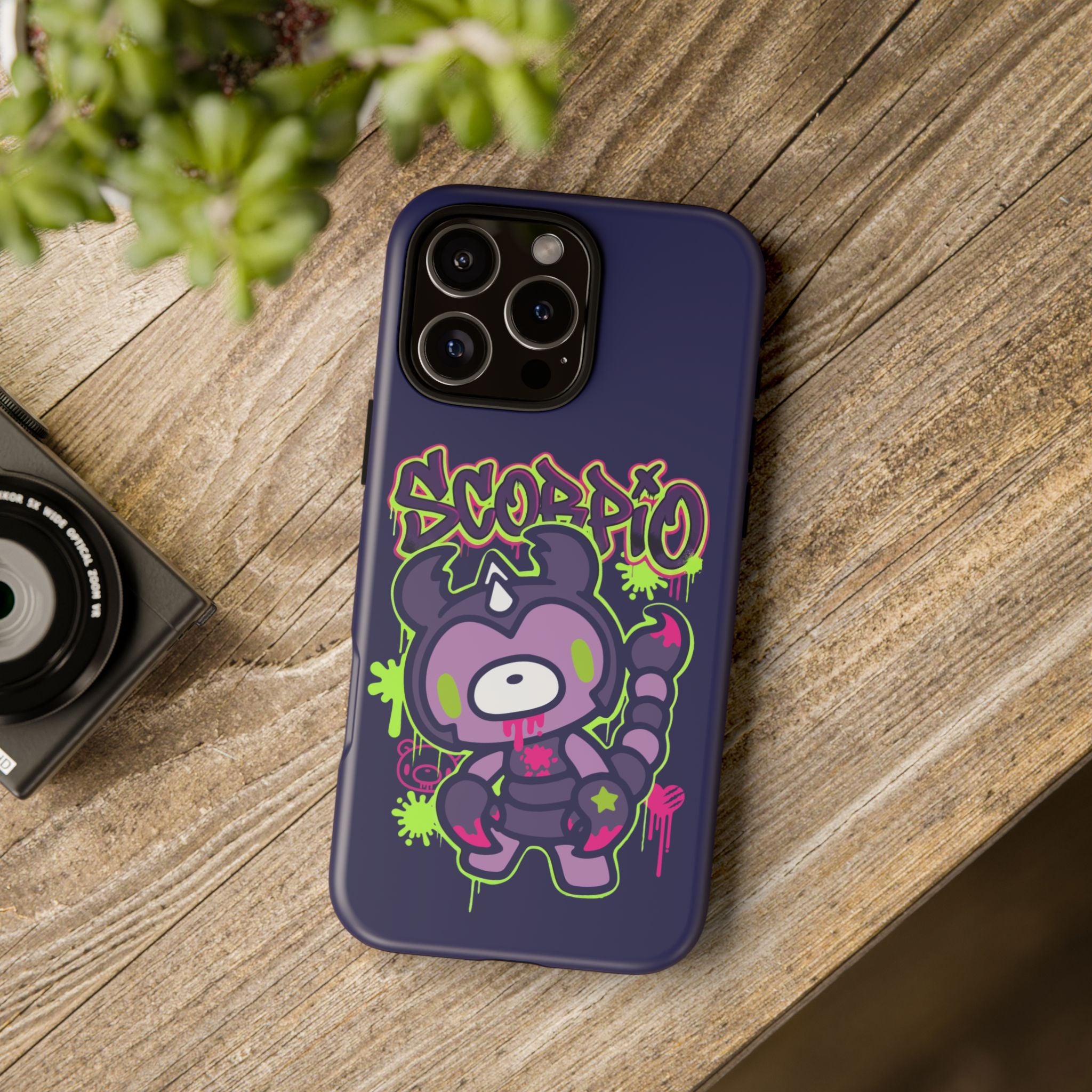 Zodiac Scorpio Gloomy Bear Phone Case