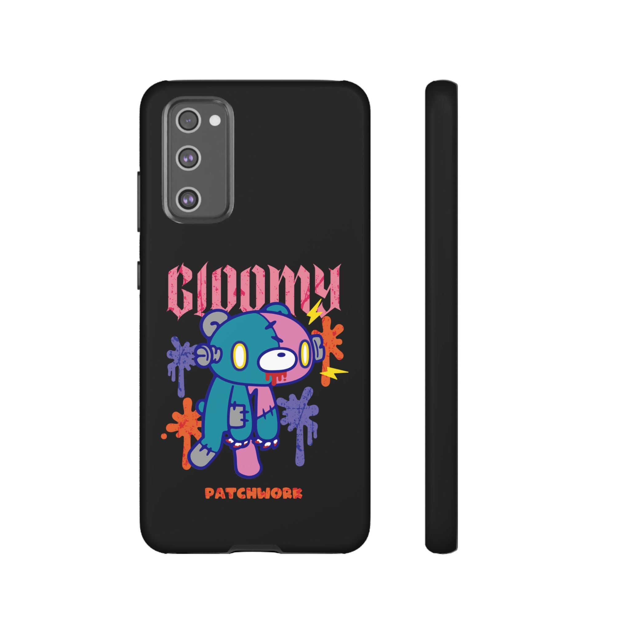 gloomy bear Halloween patchwork Phone Case