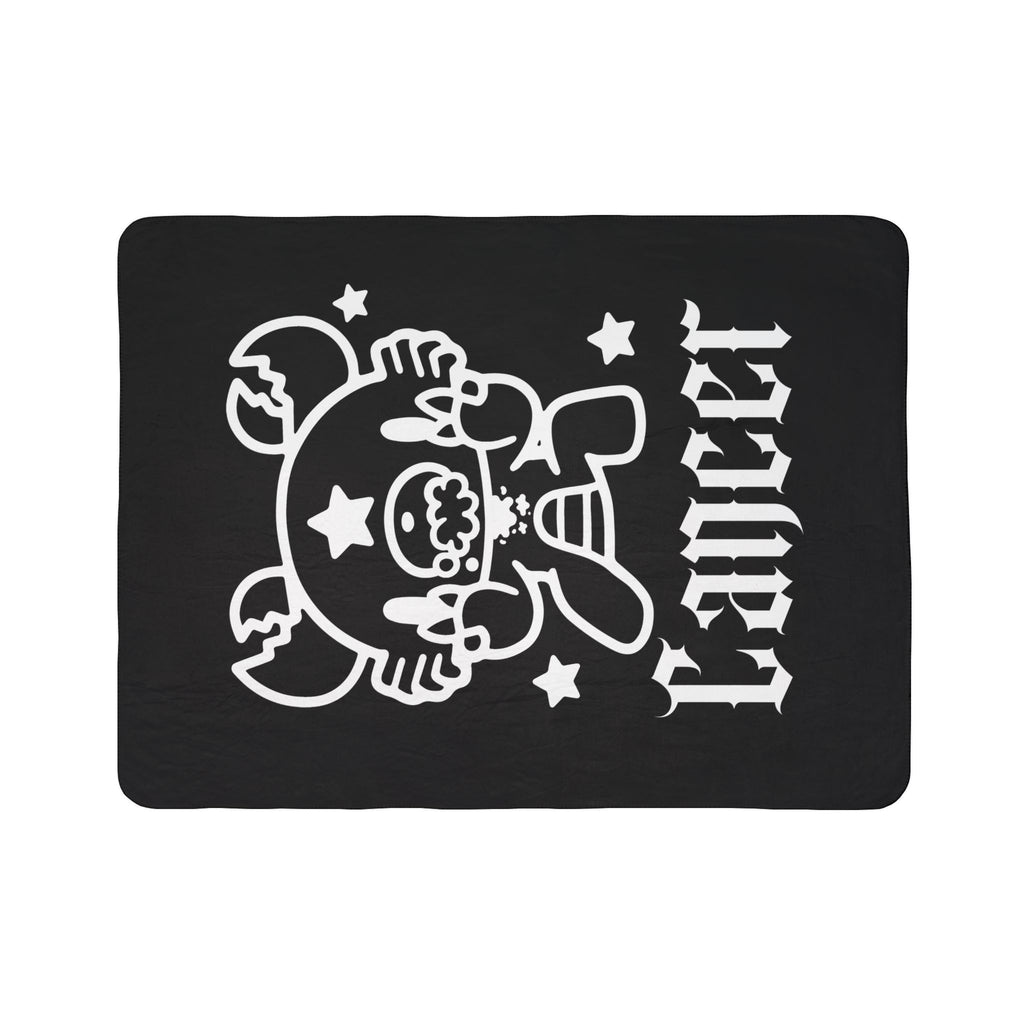 Gloomy Bear Cancer Zodiac Fleece Sherpa Blanket