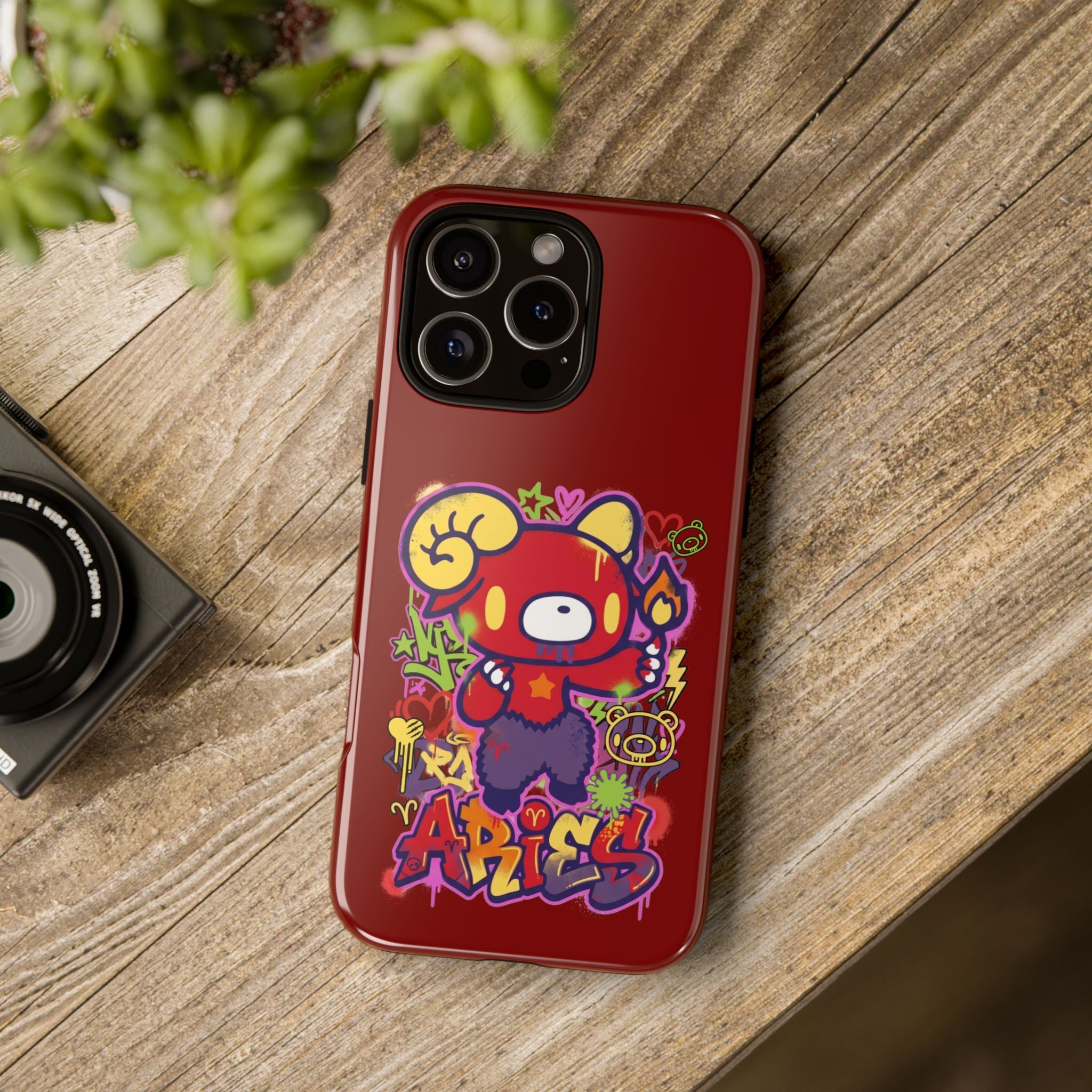 Zodiac Aries  Gloomy Bear Phone Case