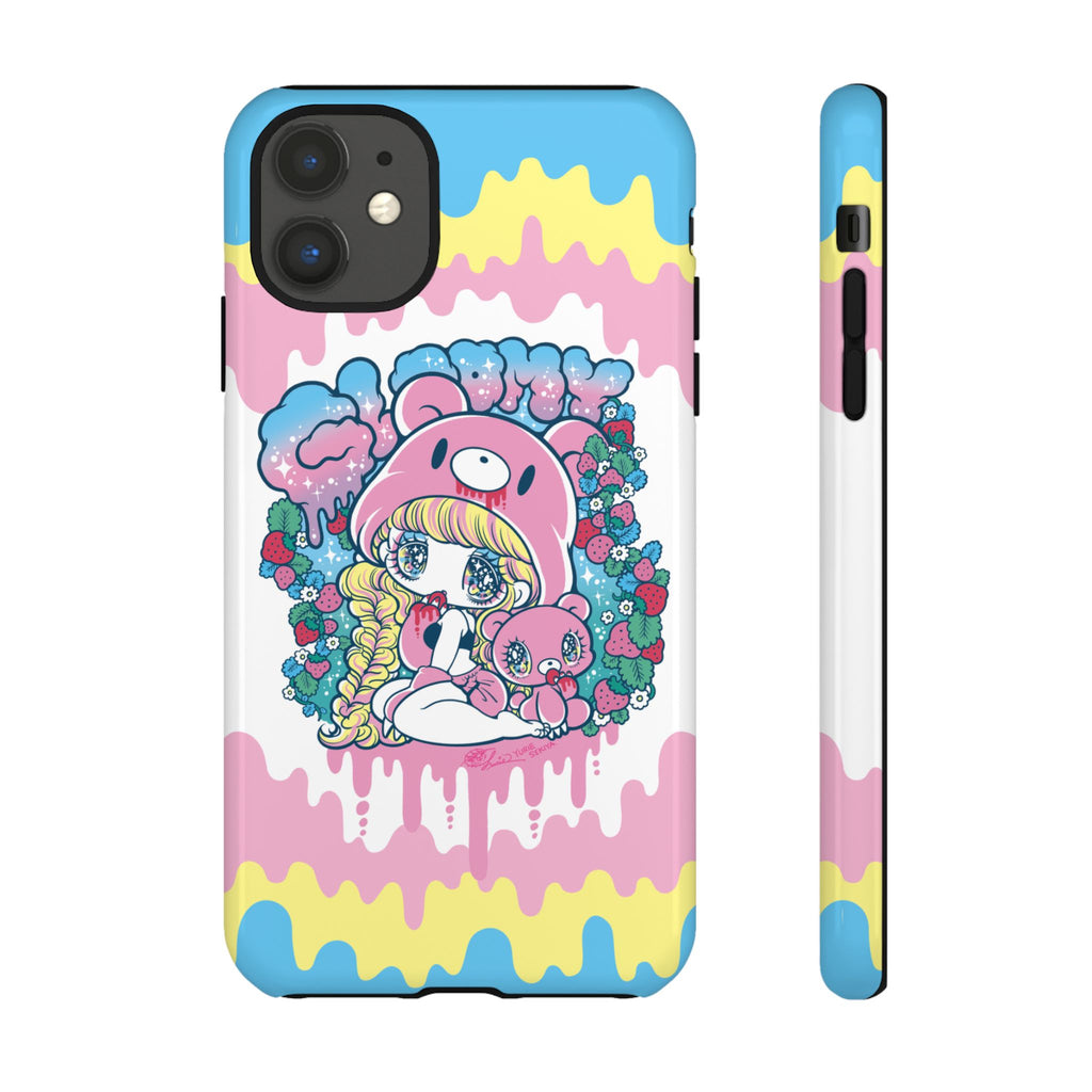 YURIE SEKIYA x GLOOMY BEAR ⭐️ GLOOMY-GIRL STRAWBERRY PHONE CASE