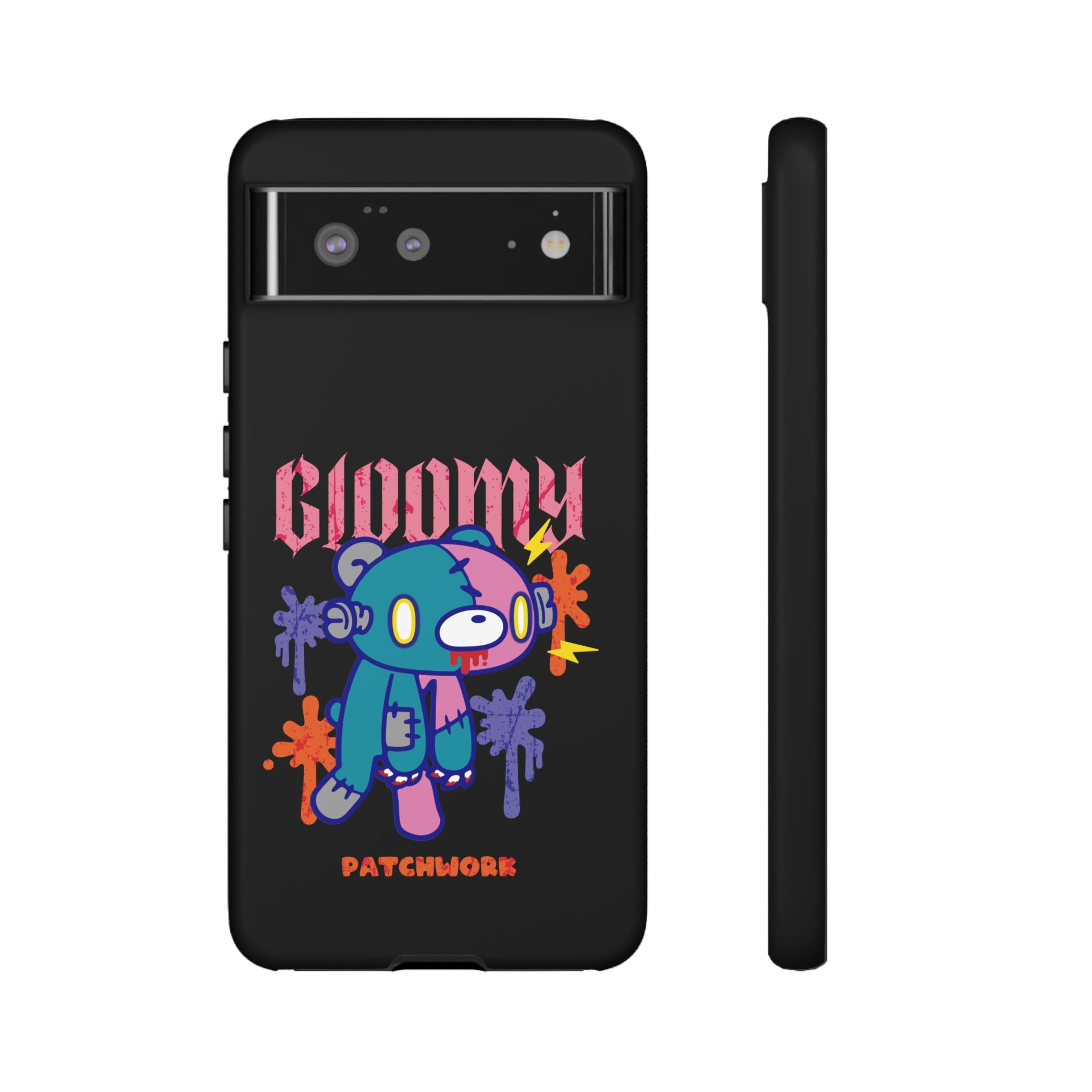 gloomy bear Halloween patchwork Phone Case