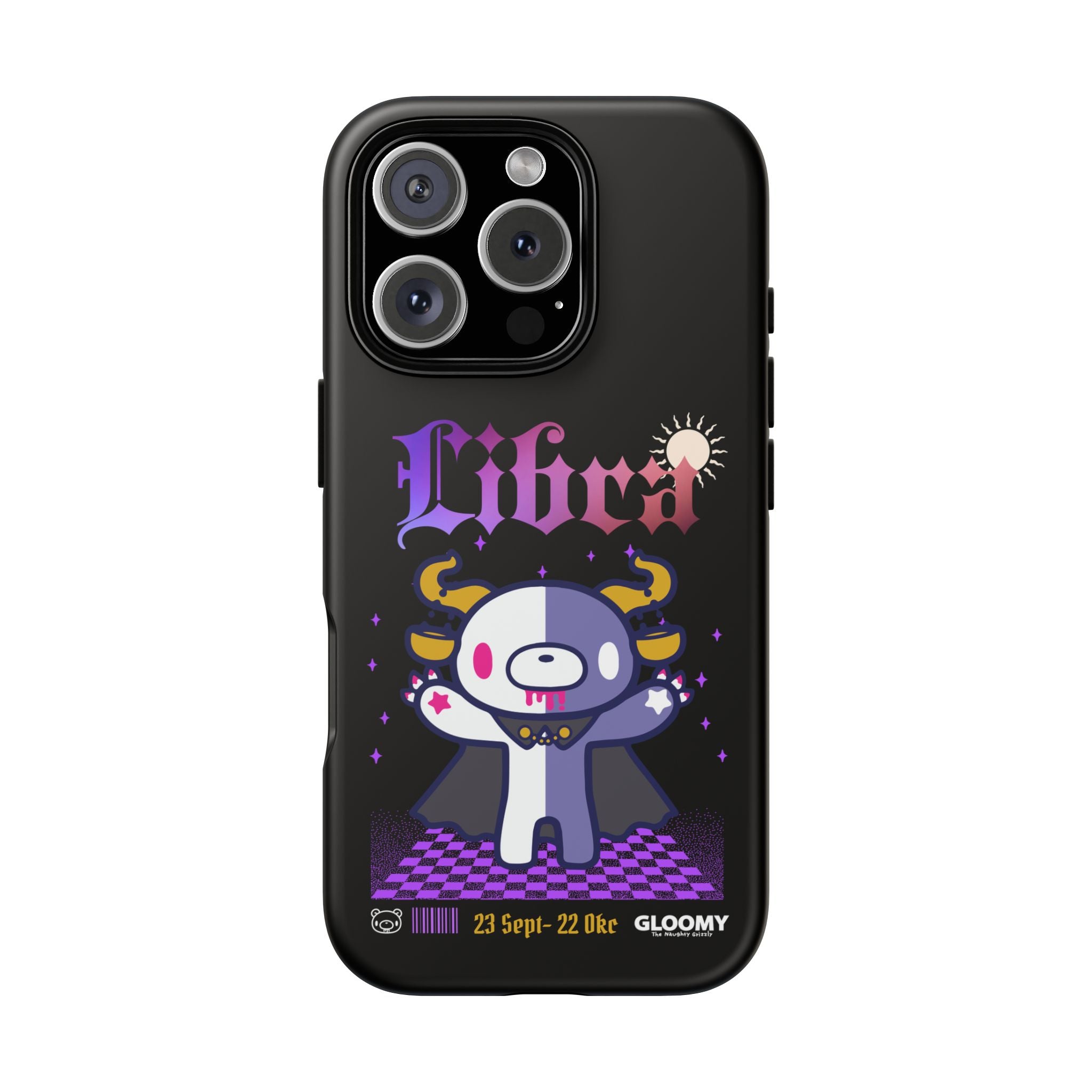 gloomy bear libra zodiac Phone Case