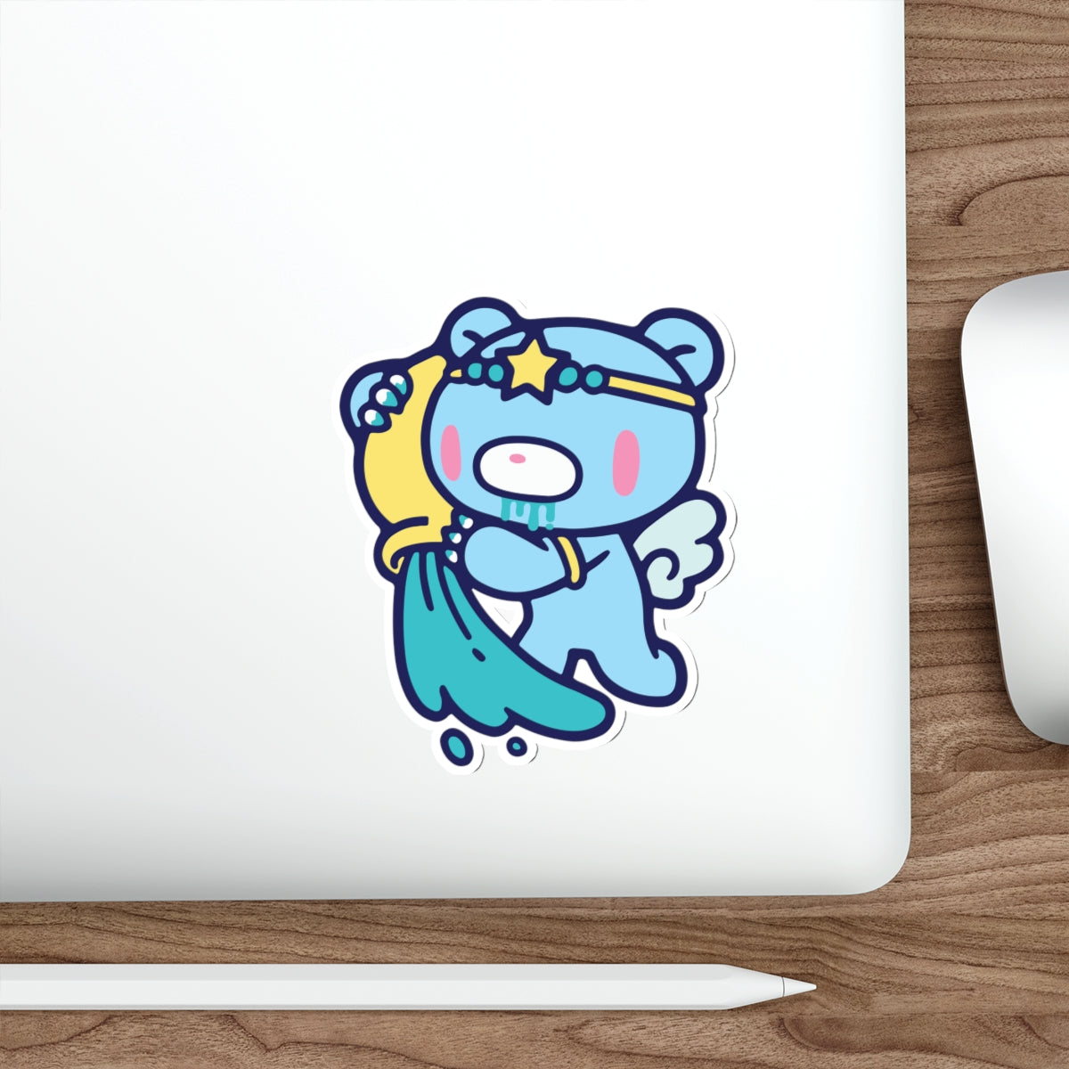 Gloomy Zodiac Aquarius Die-Cut Stickers