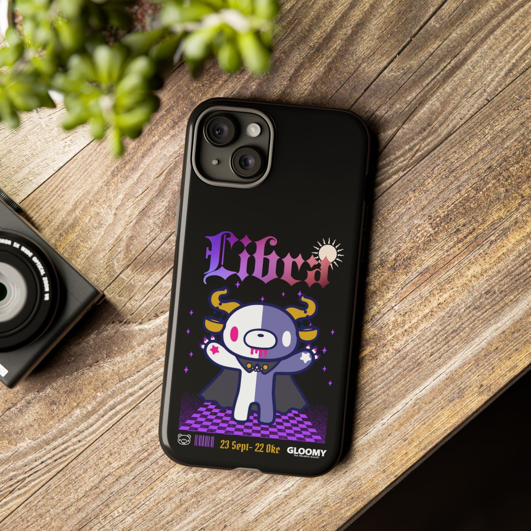 gloomy bear libra zodiac Phone Case